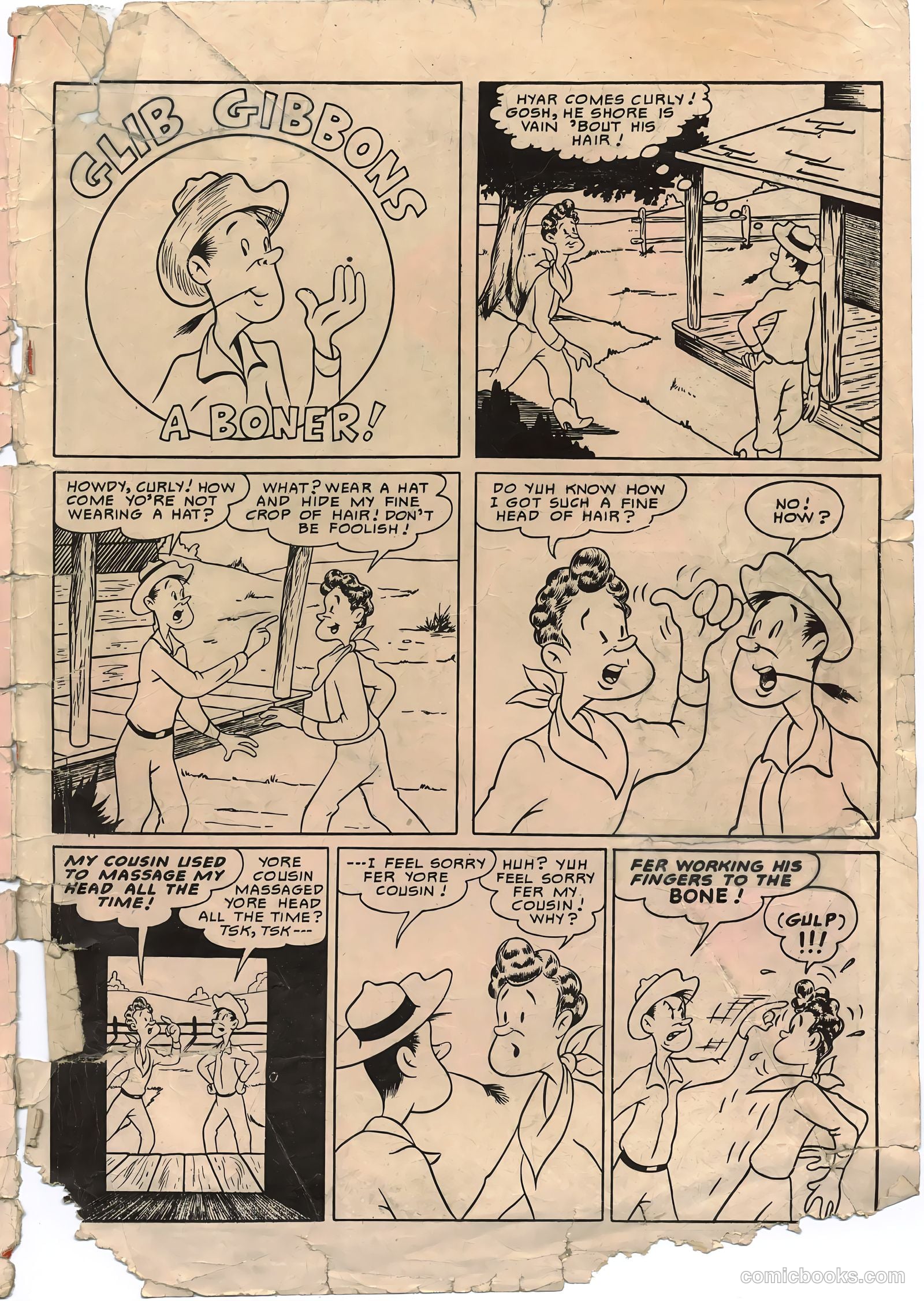 Bob Steele Western #1 (1950) — page 36 of 37