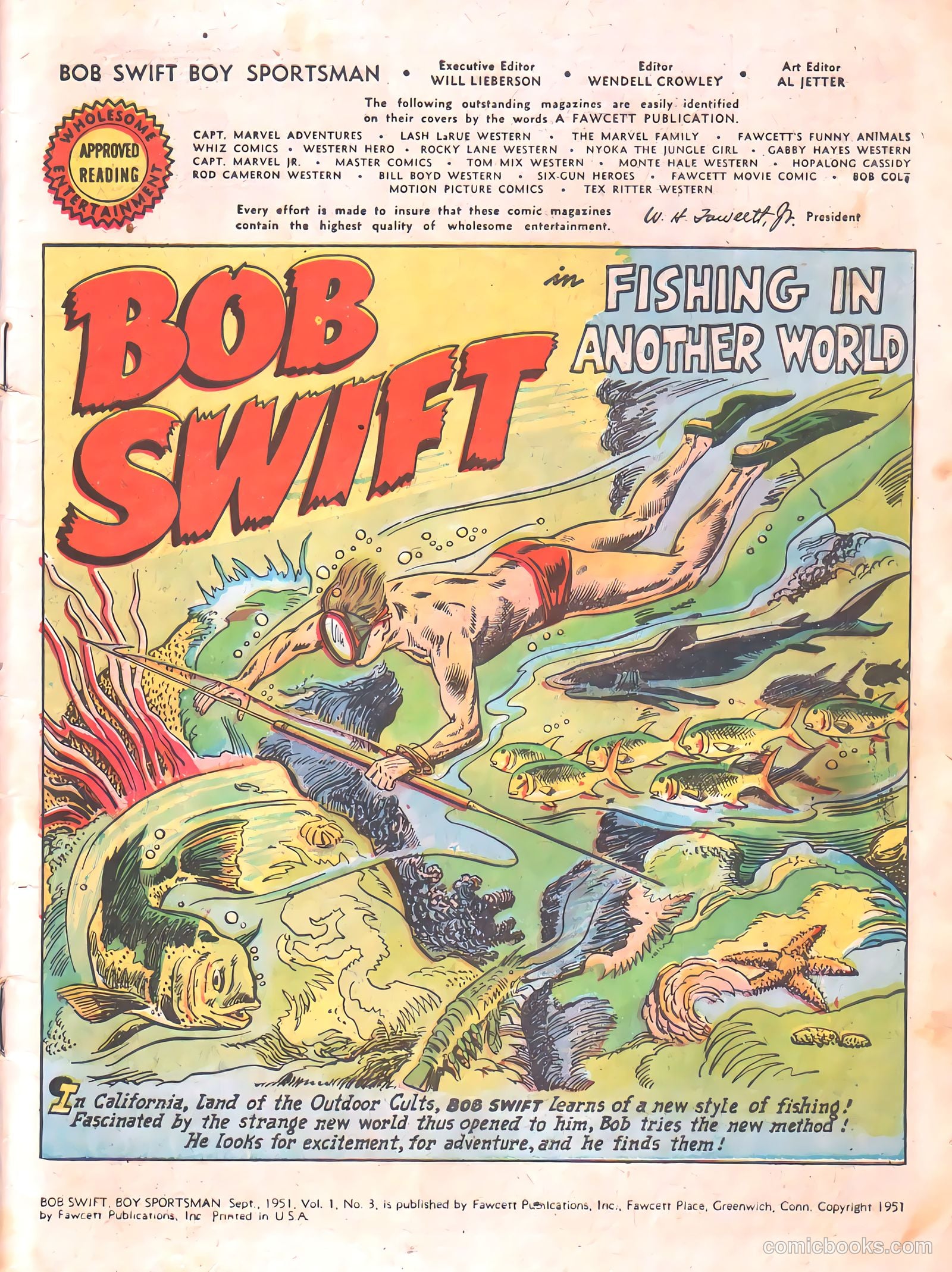 Bob Swift, Boy Sportsman #3 (1951) — page 3 of 36