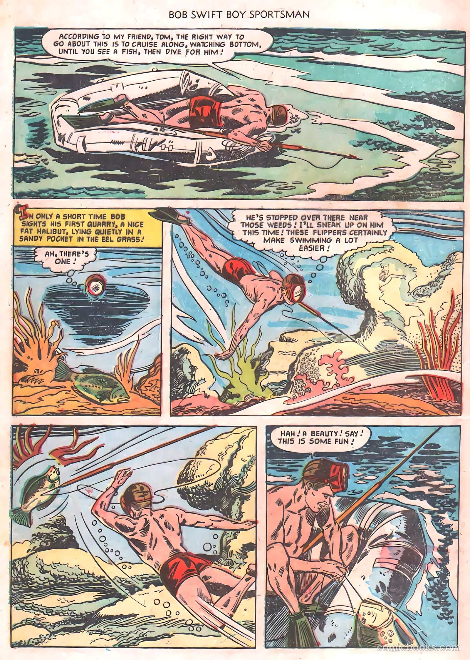 Bob Swift, Boy Sportsman #3 (1951) — page 8 of 36