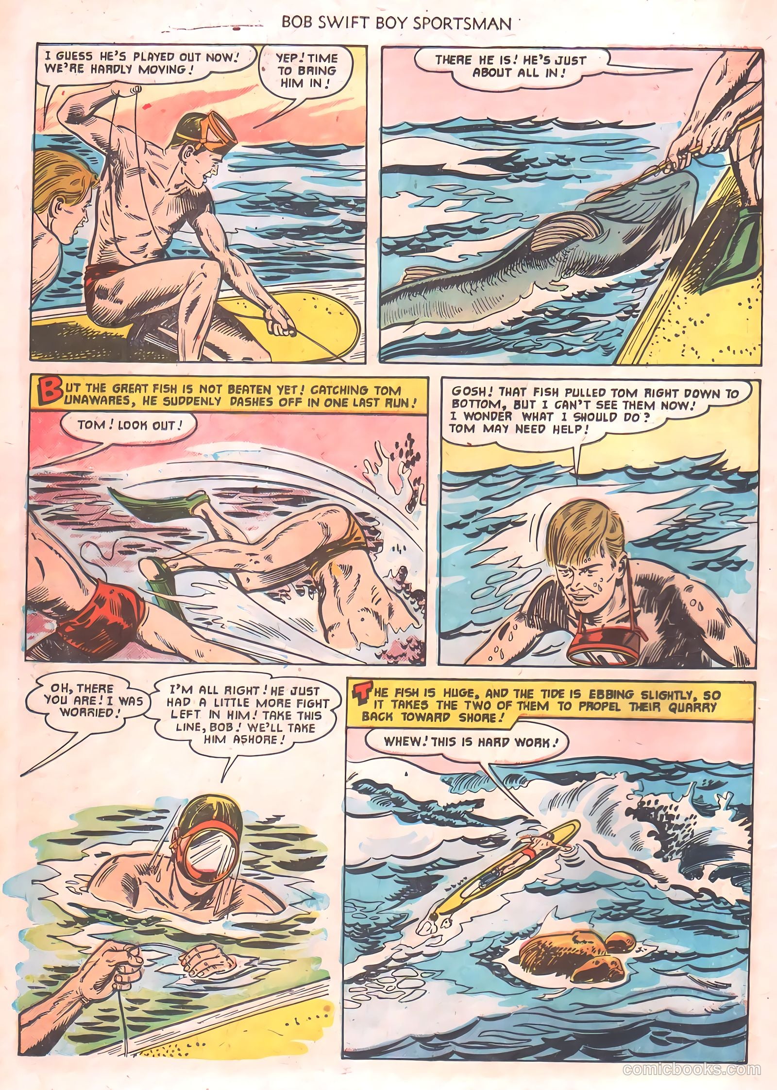 Bob Swift, Boy Sportsman #3 (1951) — page 14 of 36