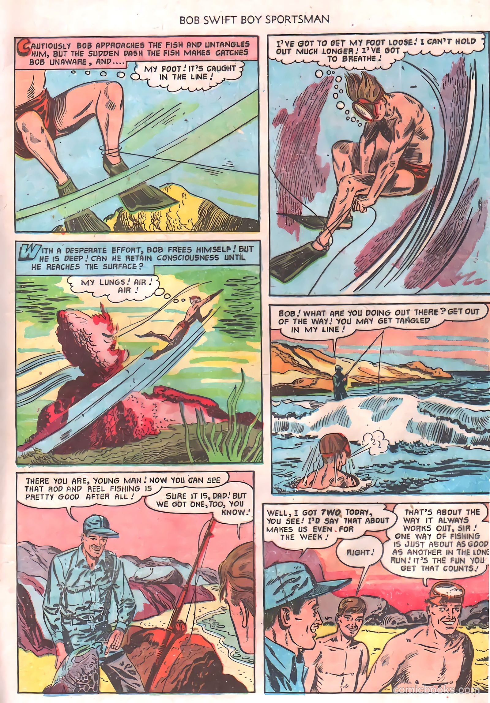 Bob Swift, Boy Sportsman #3 (1951) — page 17 of 36