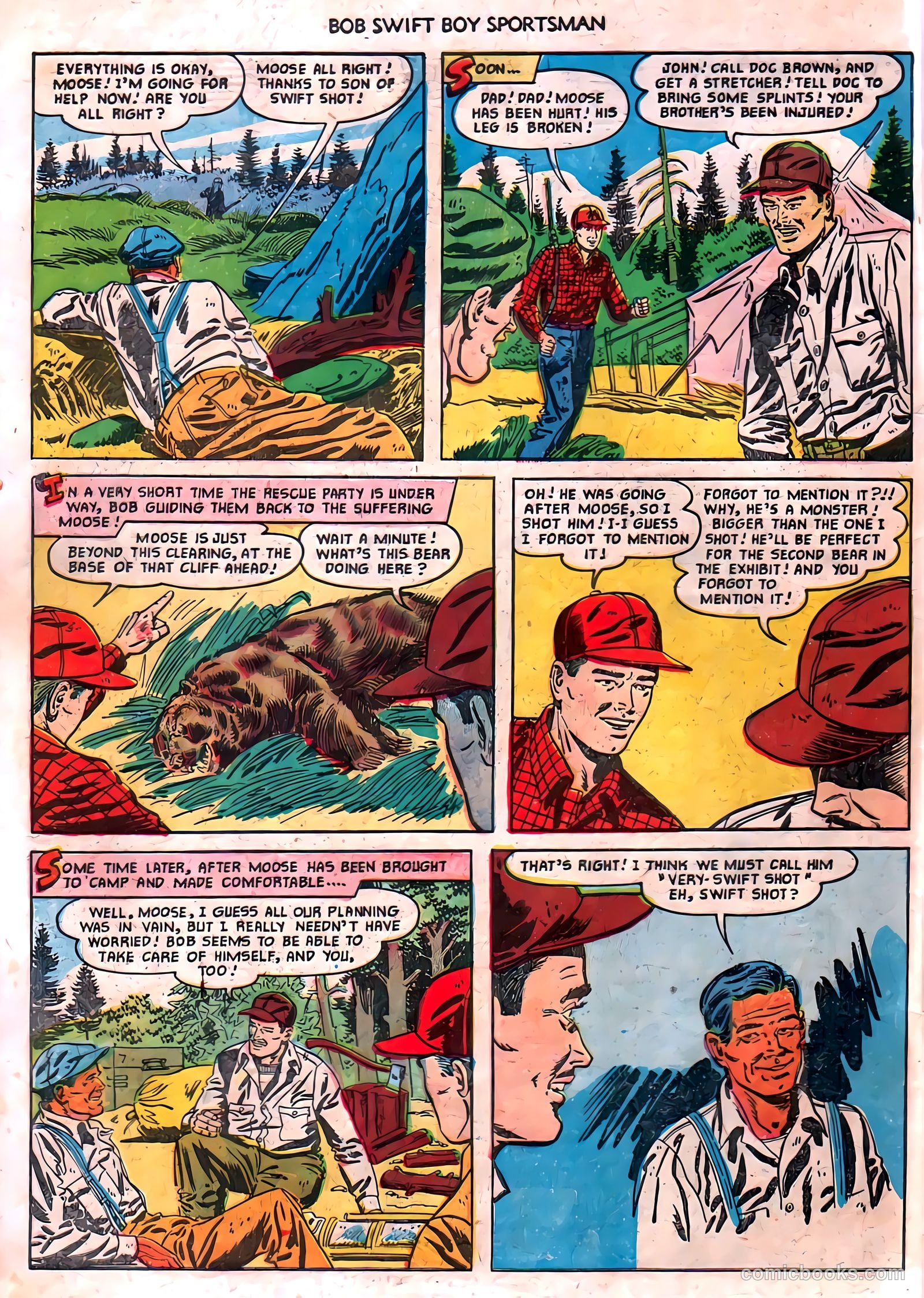 Bob Swift, Boy Sportsman #3 (1951) — page 34 of 36