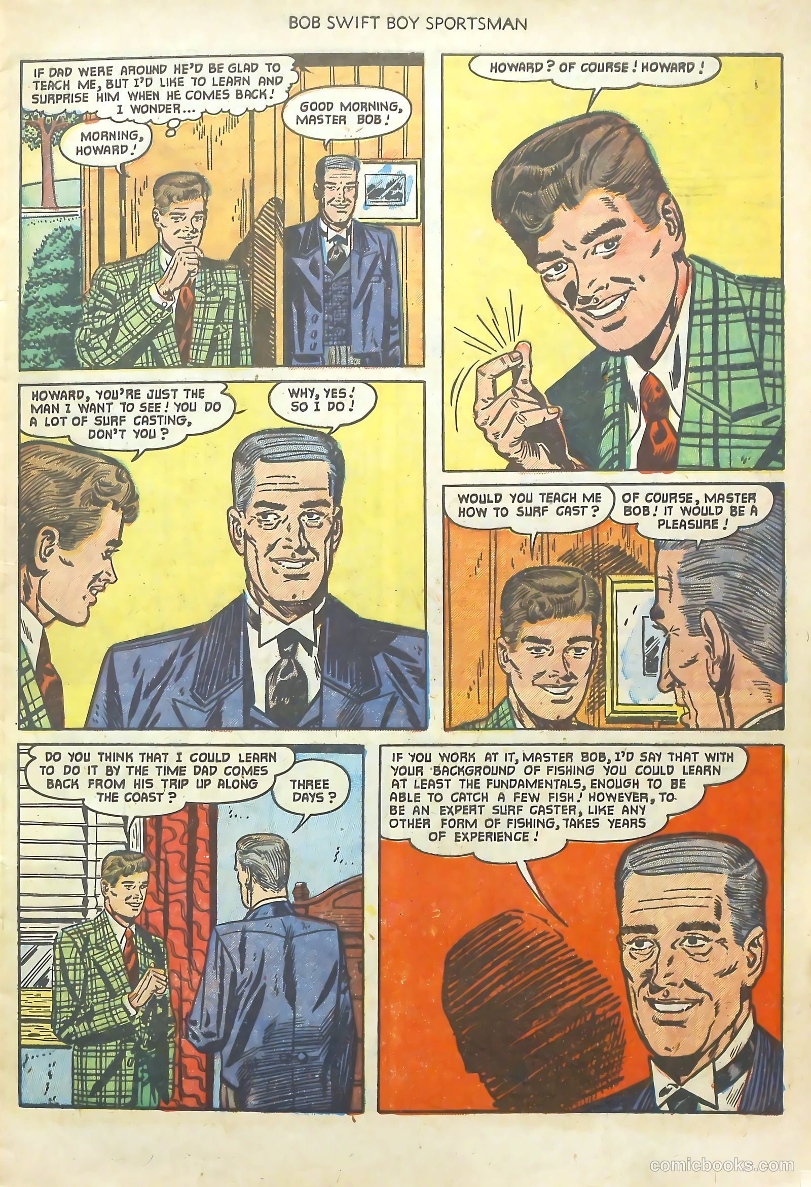 Bob Swift, Boy Sportsman #5 (1952) — page 5 of 37