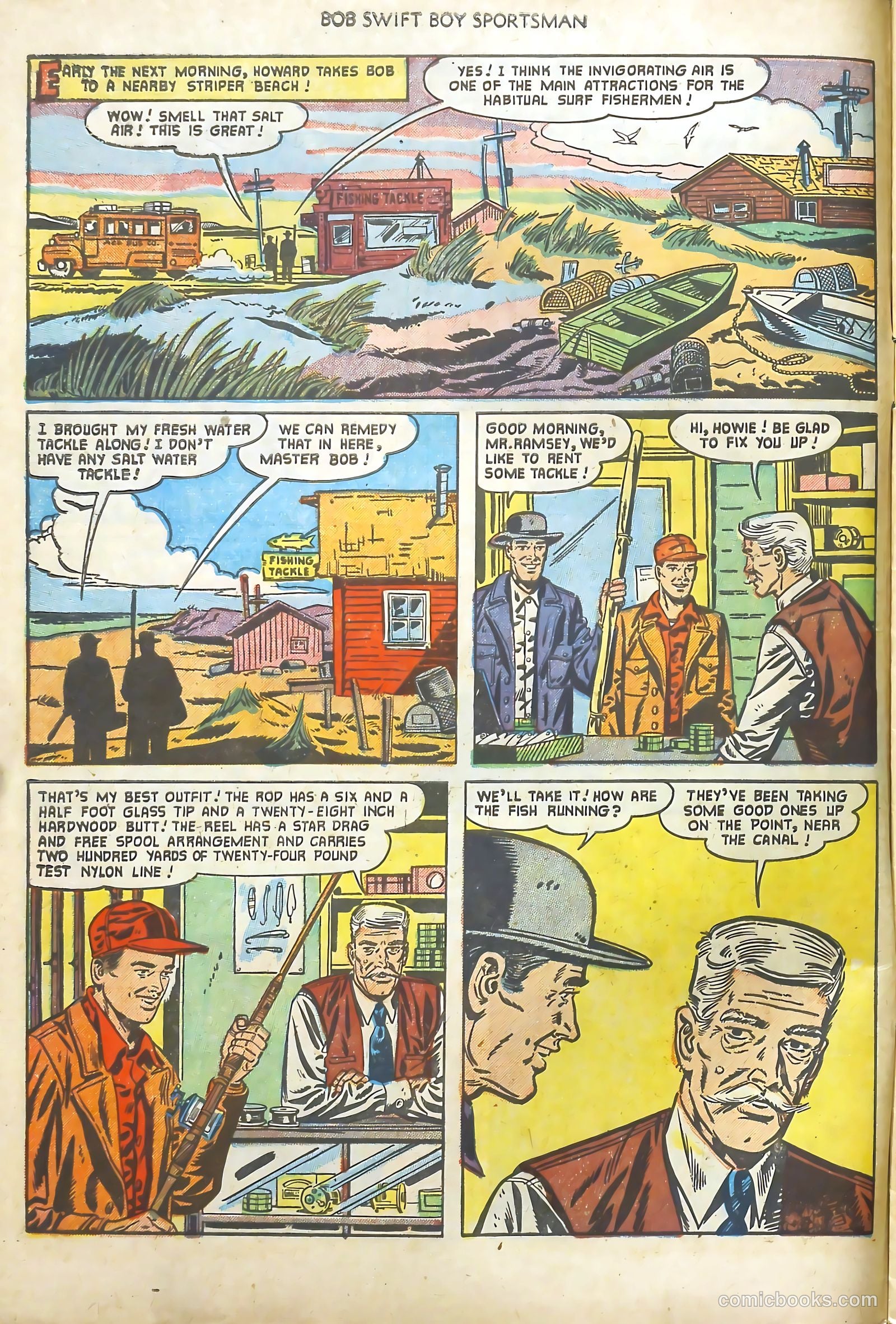 Bob Swift, Boy Sportsman #5 (1952) — page 6 of 37