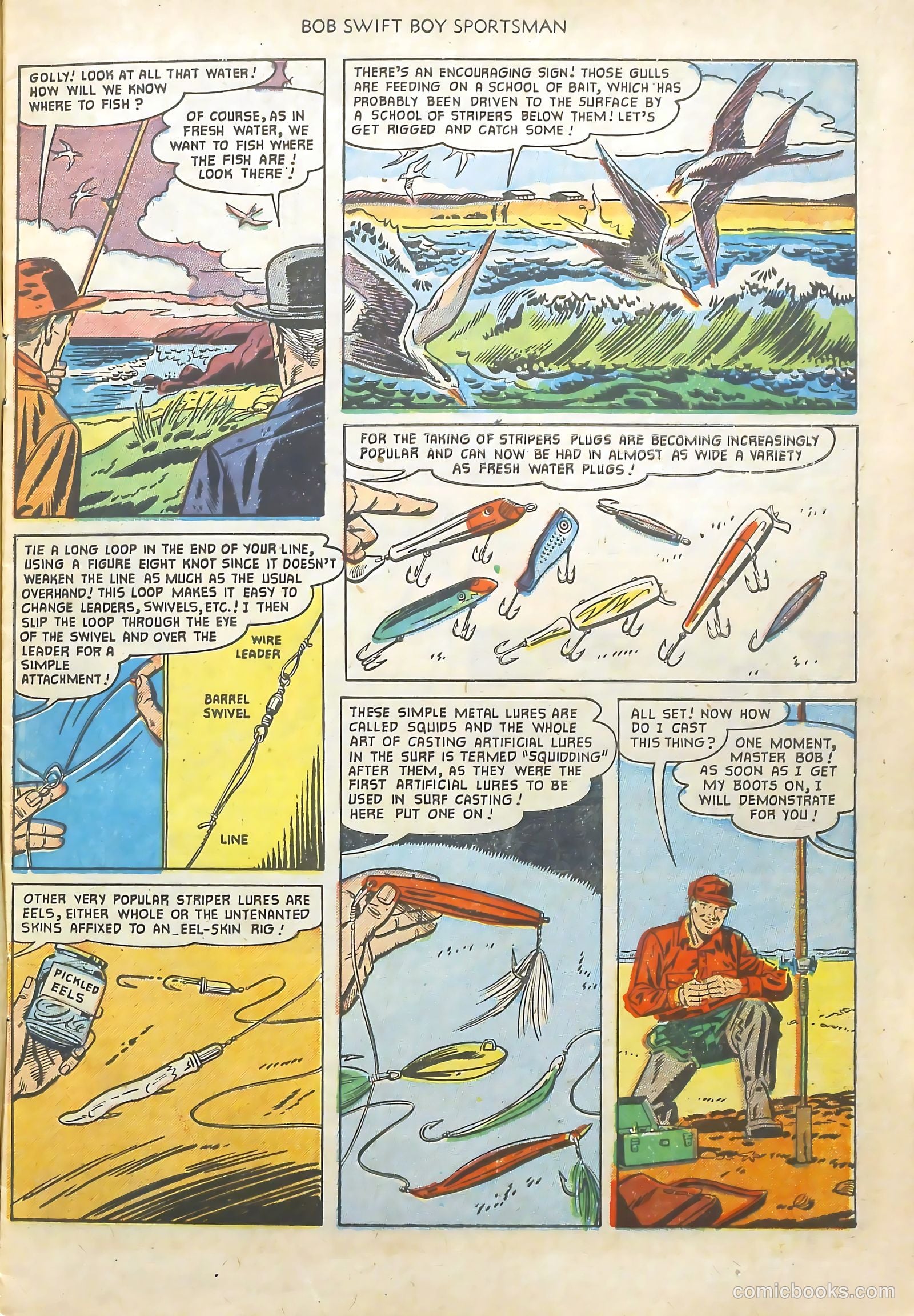 Bob Swift, Boy Sportsman #5 (1952) — page 7 of 37