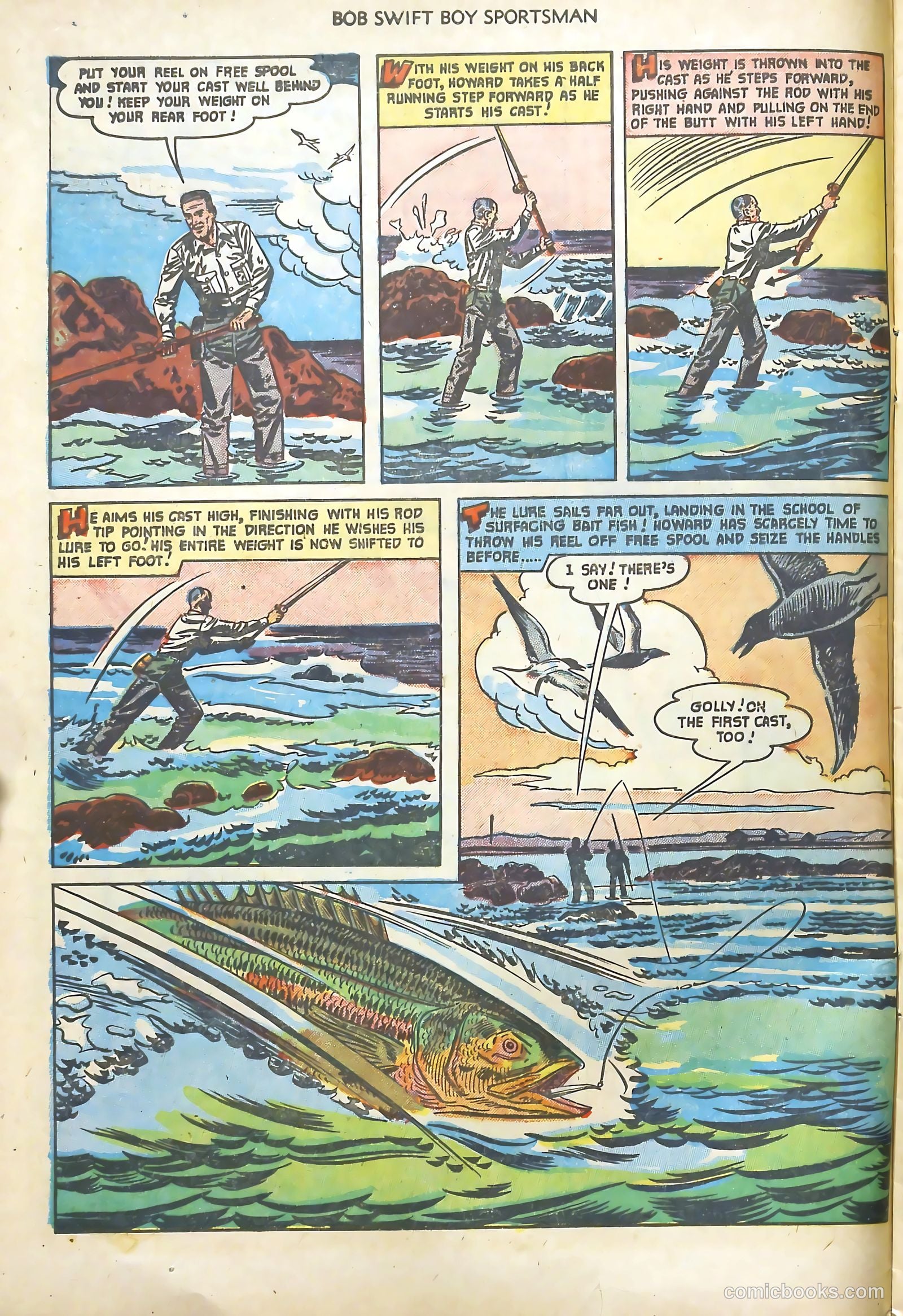 Bob Swift, Boy Sportsman #5 (1952) — page 8 of 37