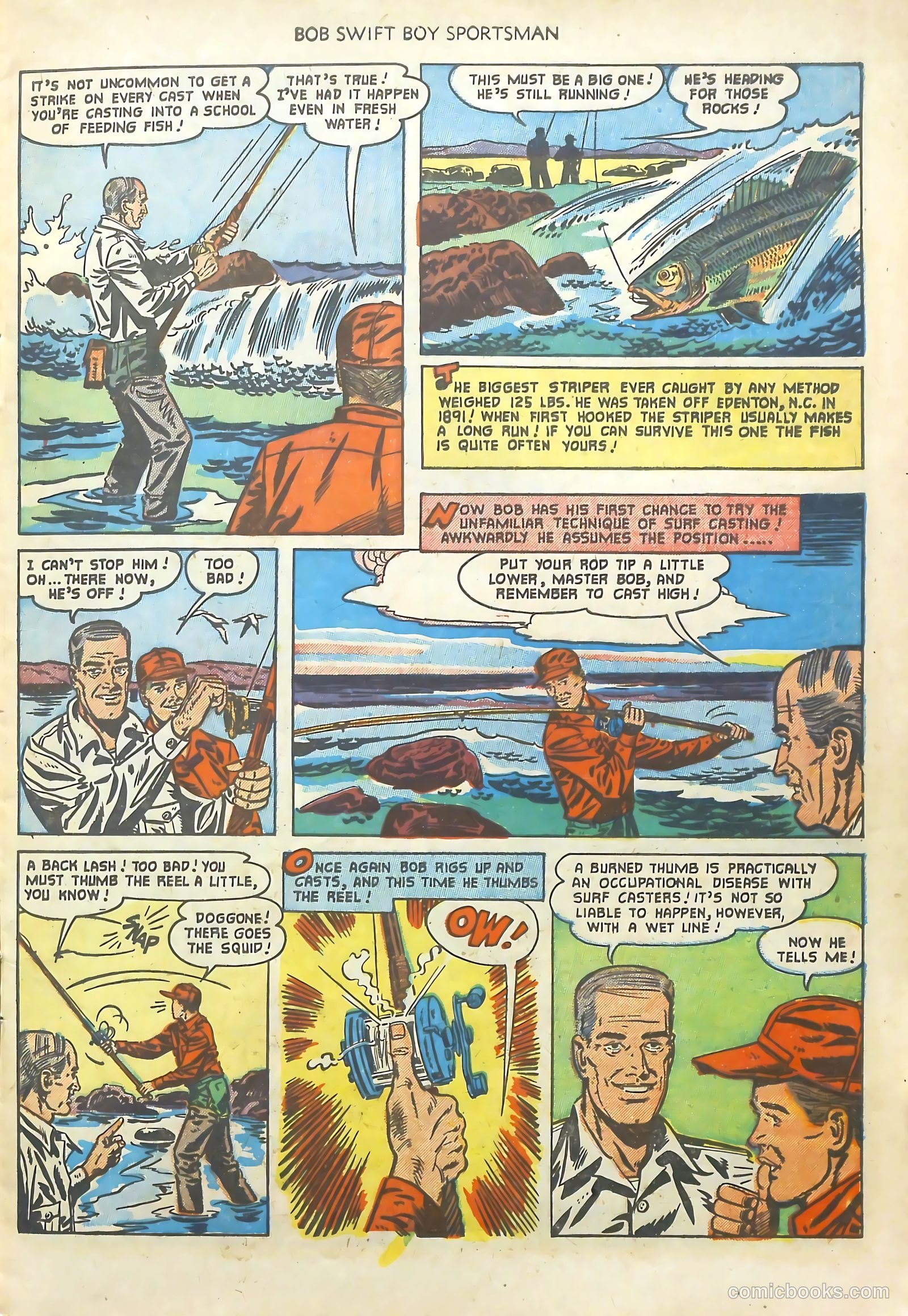 Bob Swift, Boy Sportsman #5 (1952) — page 9 of 37