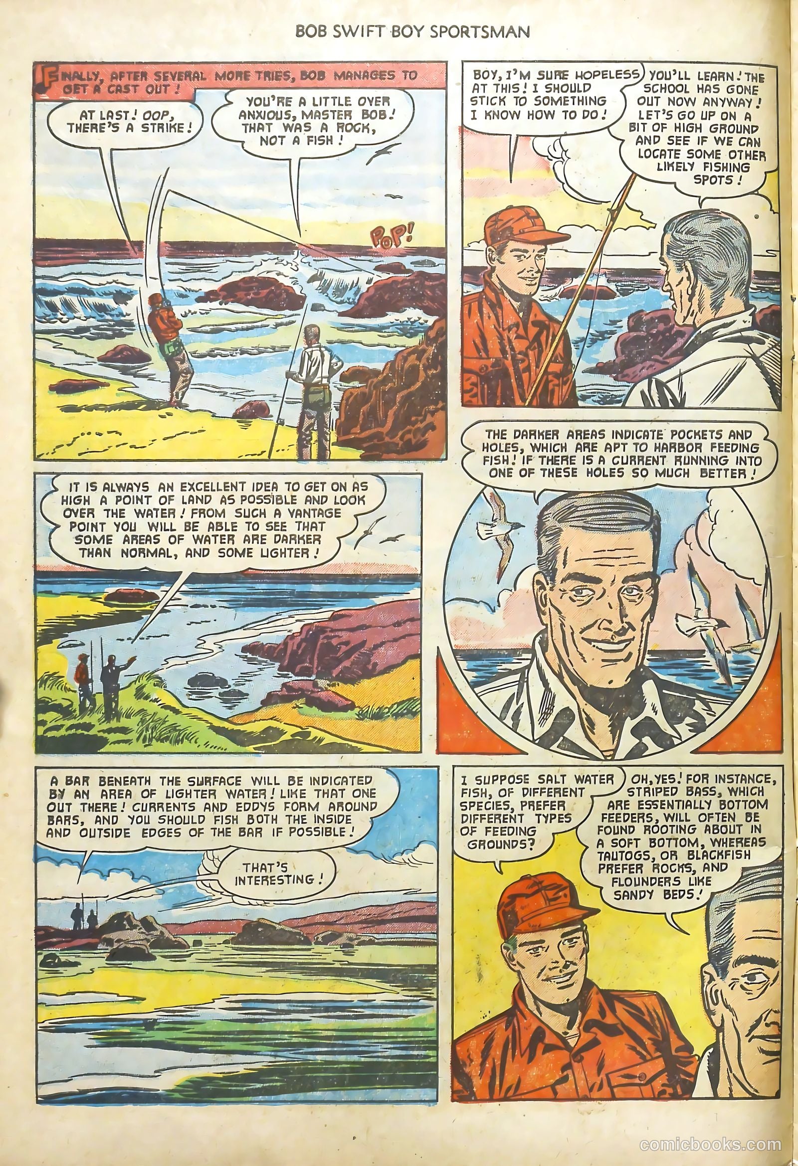 Bob Swift, Boy Sportsman #5 (1952) — page 10 of 37