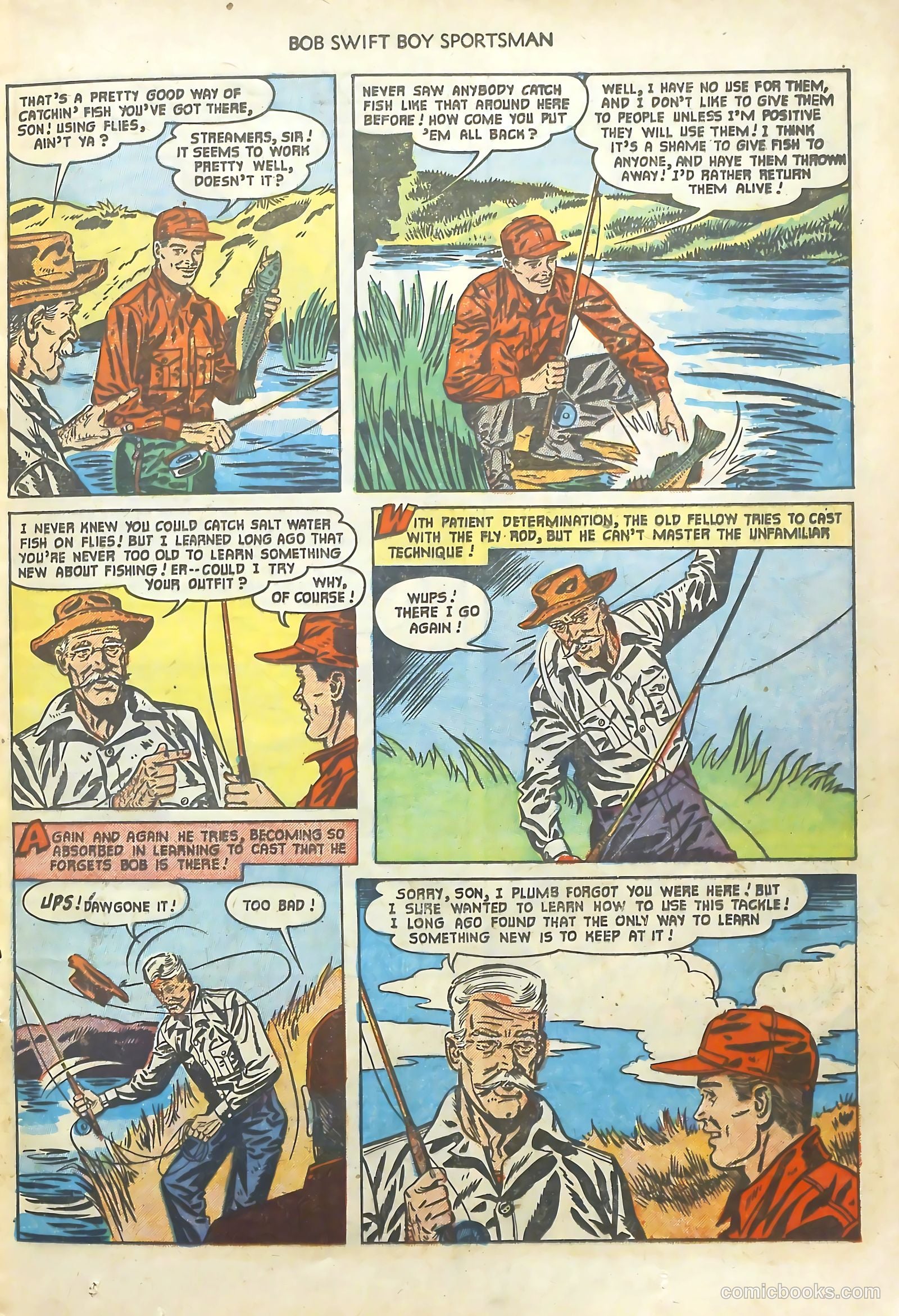 Bob Swift, Boy Sportsman #5 (1952) — page 13 of 37