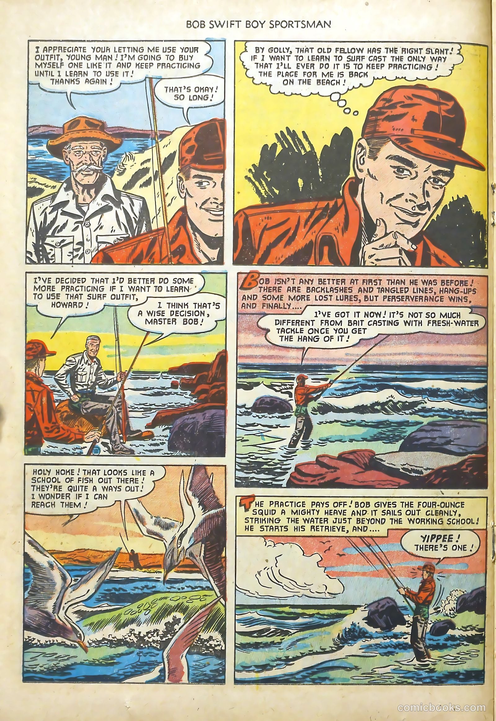 Bob Swift, Boy Sportsman #5 (1952) — page 14 of 37