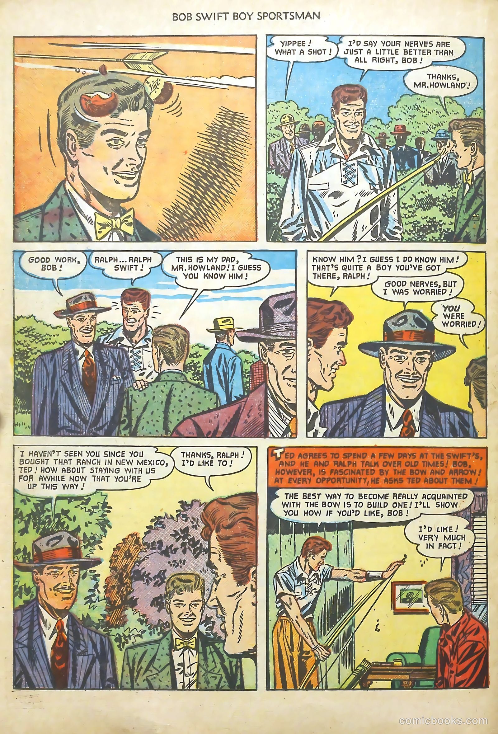 Bob Swift, Boy Sportsman #5 (1952) — page 22 of 37