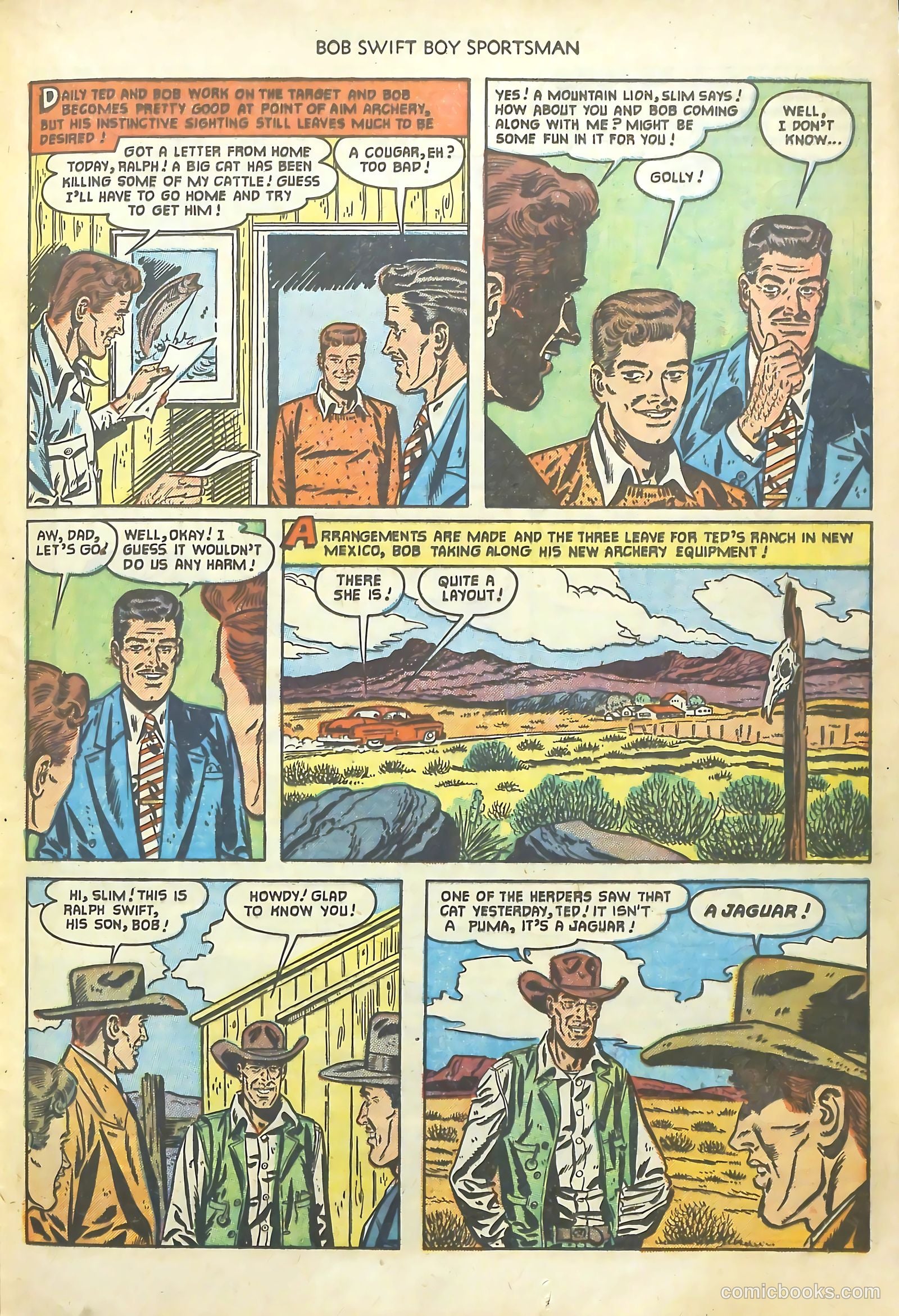 Bob Swift, Boy Sportsman #5 (1952) — page 25 of 37