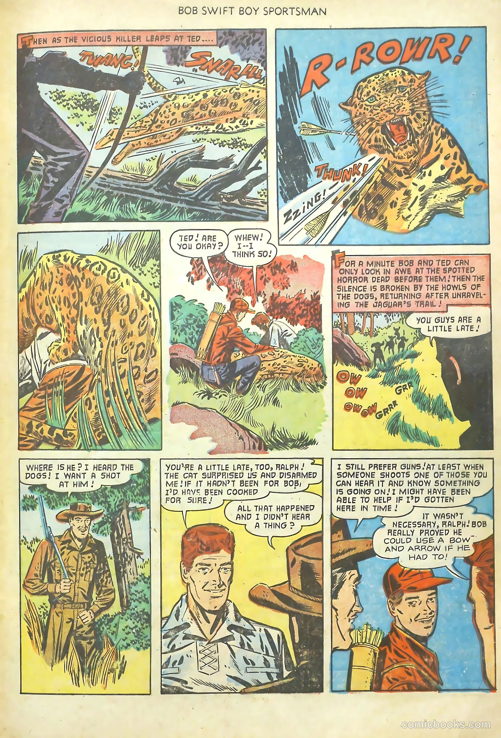 Bob Swift, Boy Sportsman #5 (1952) — page 34 of 37