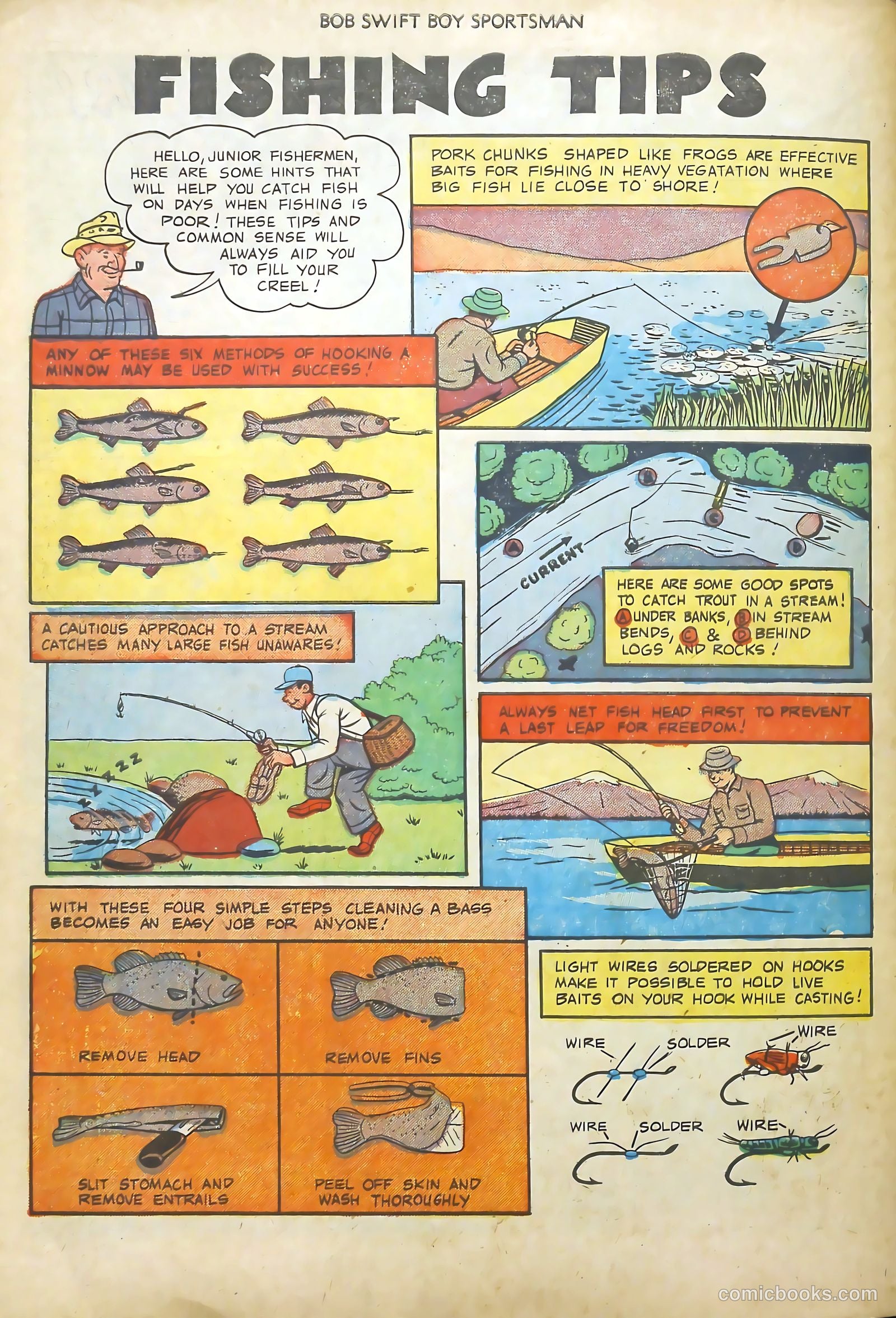 Bob Swift, Boy Sportsman #5 (1952) — page 35 of 37