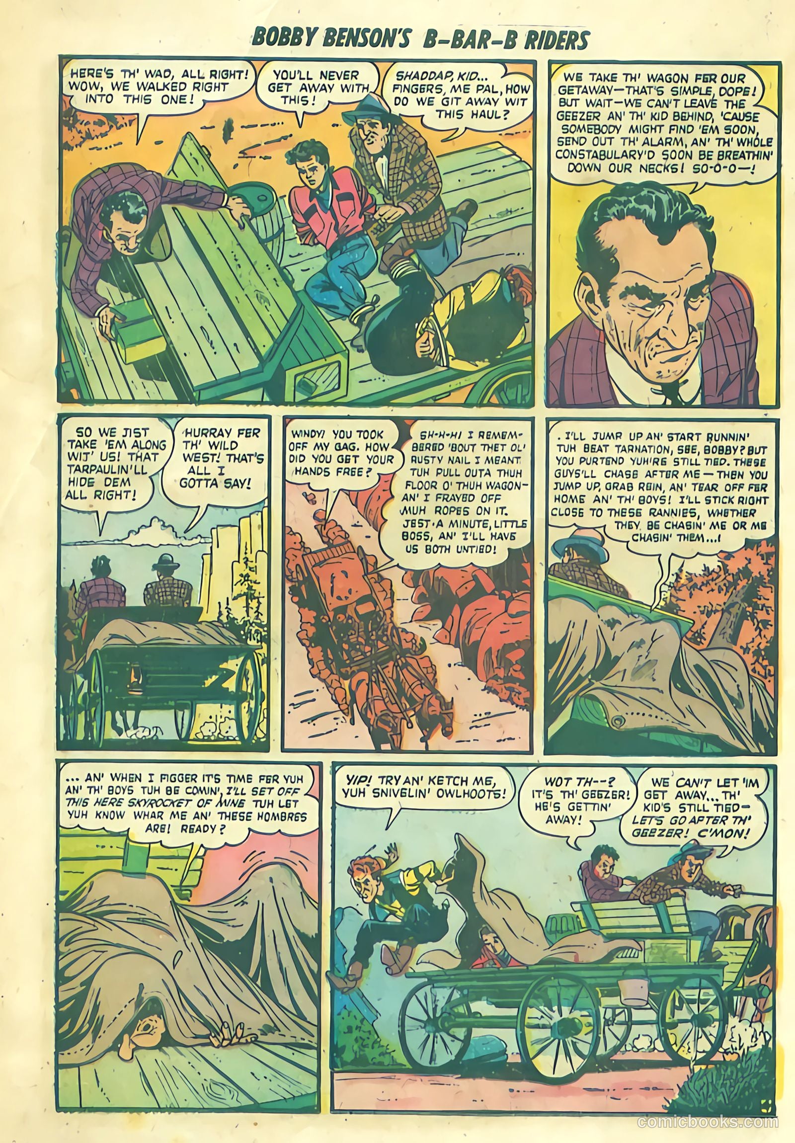 Bobby Benson's B-Bar-B Riders #1 (1950) — page 6 of 36