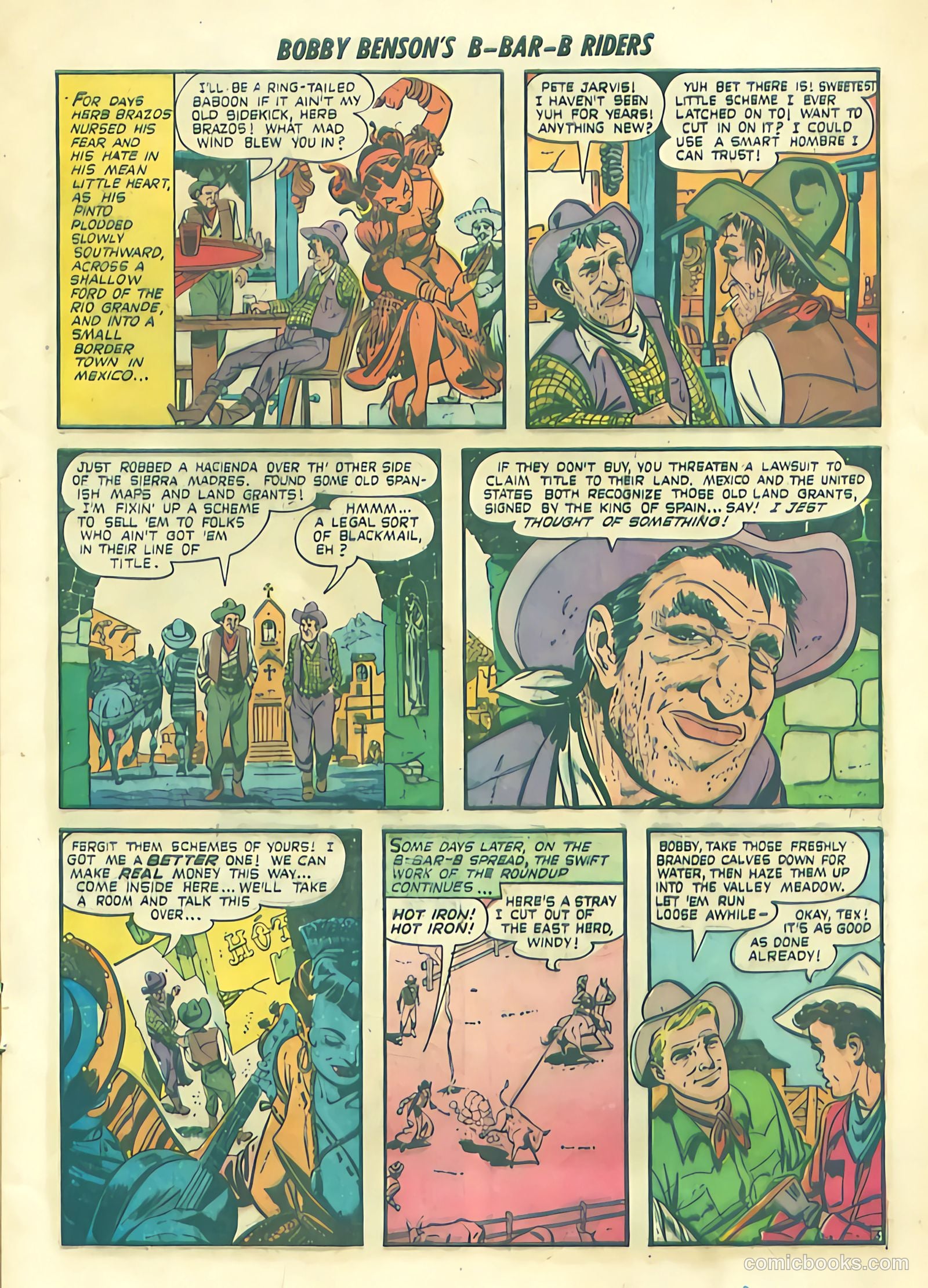 Bobby Benson's B-Bar-B Riders #1 (1950) — page 13 of 36