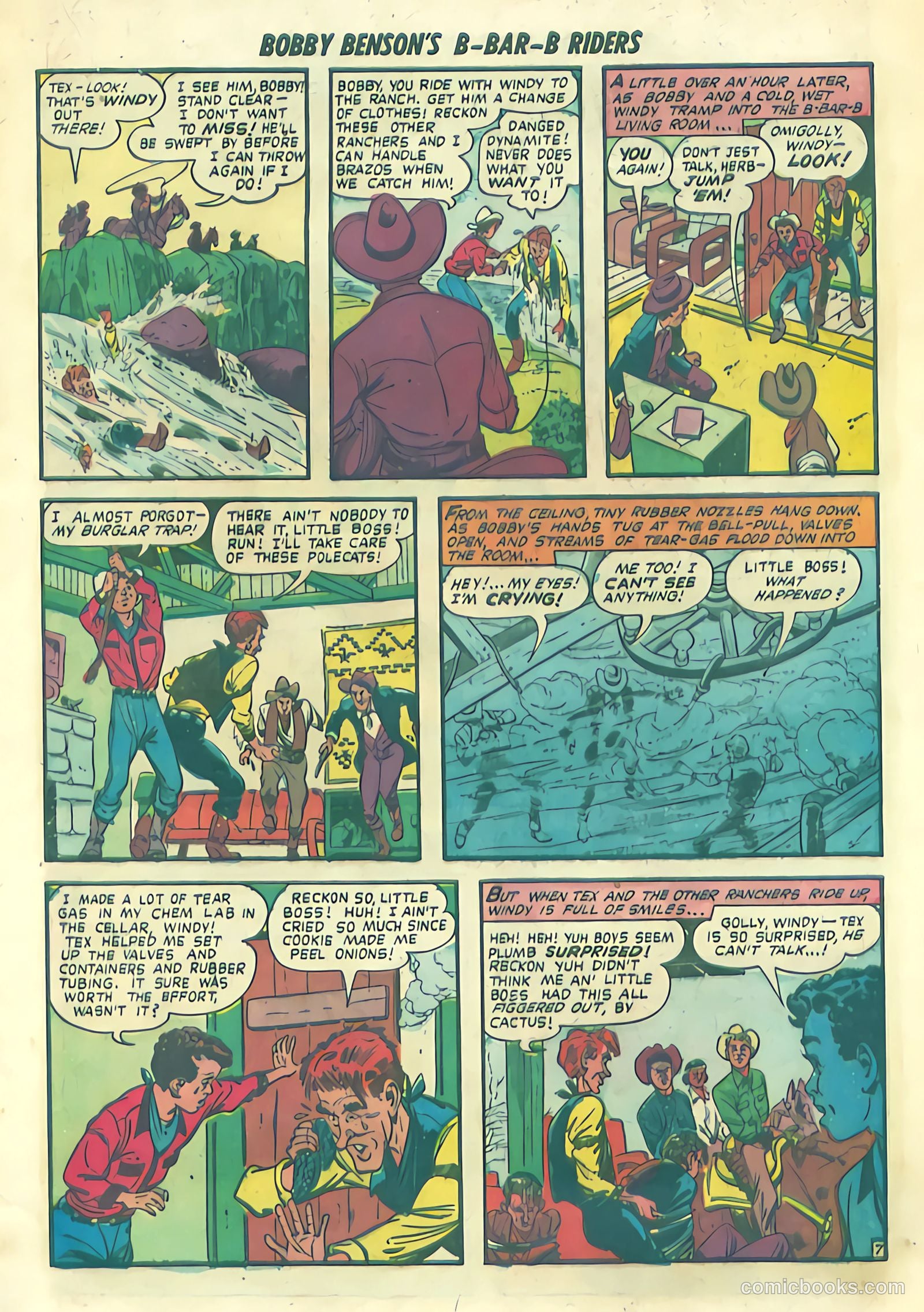 Bobby Benson's B-Bar-B Riders #1 (1950) — page 17 of 36