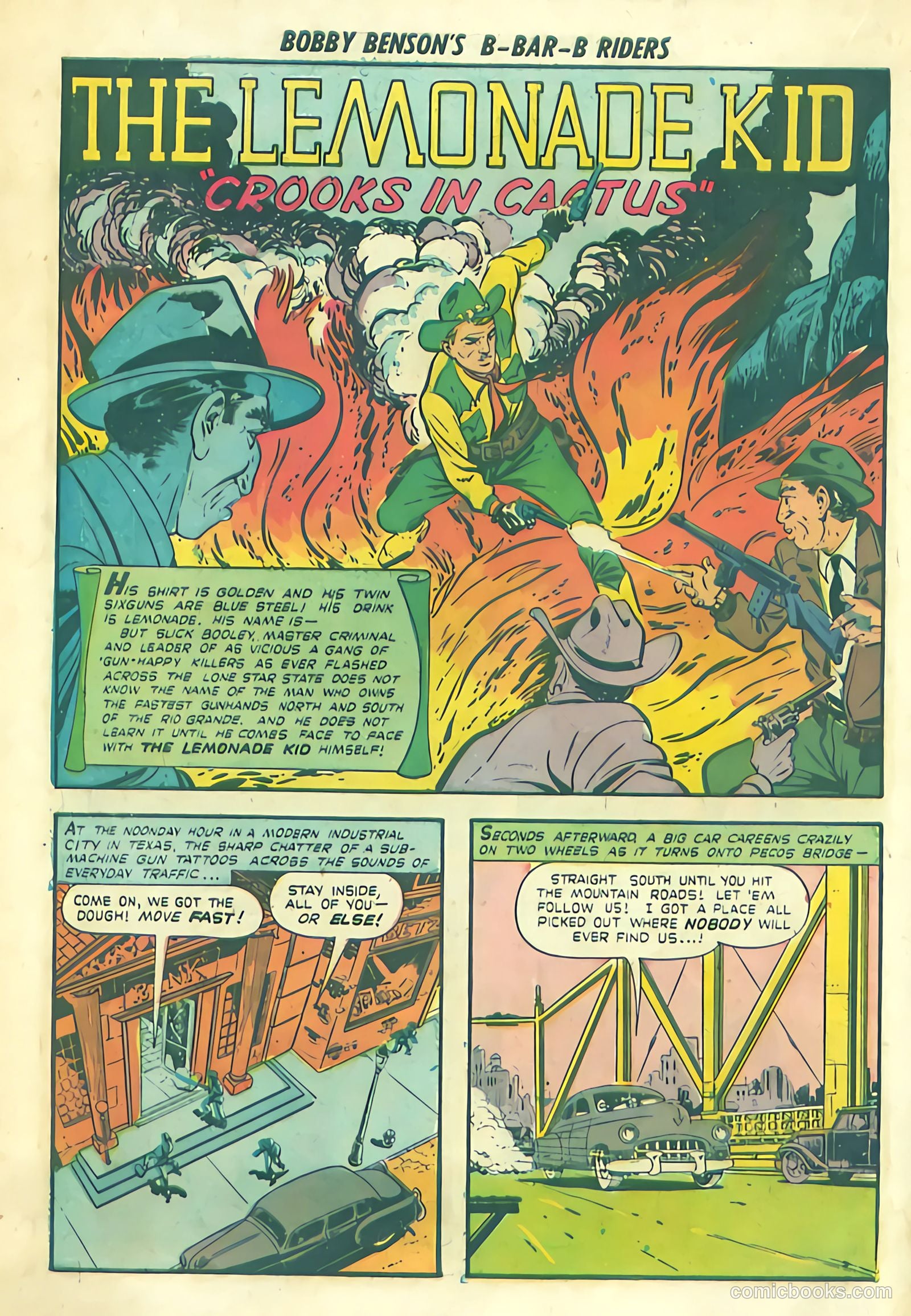 Bobby Benson's B-Bar-B Riders #1 (1950) — page 18 of 36