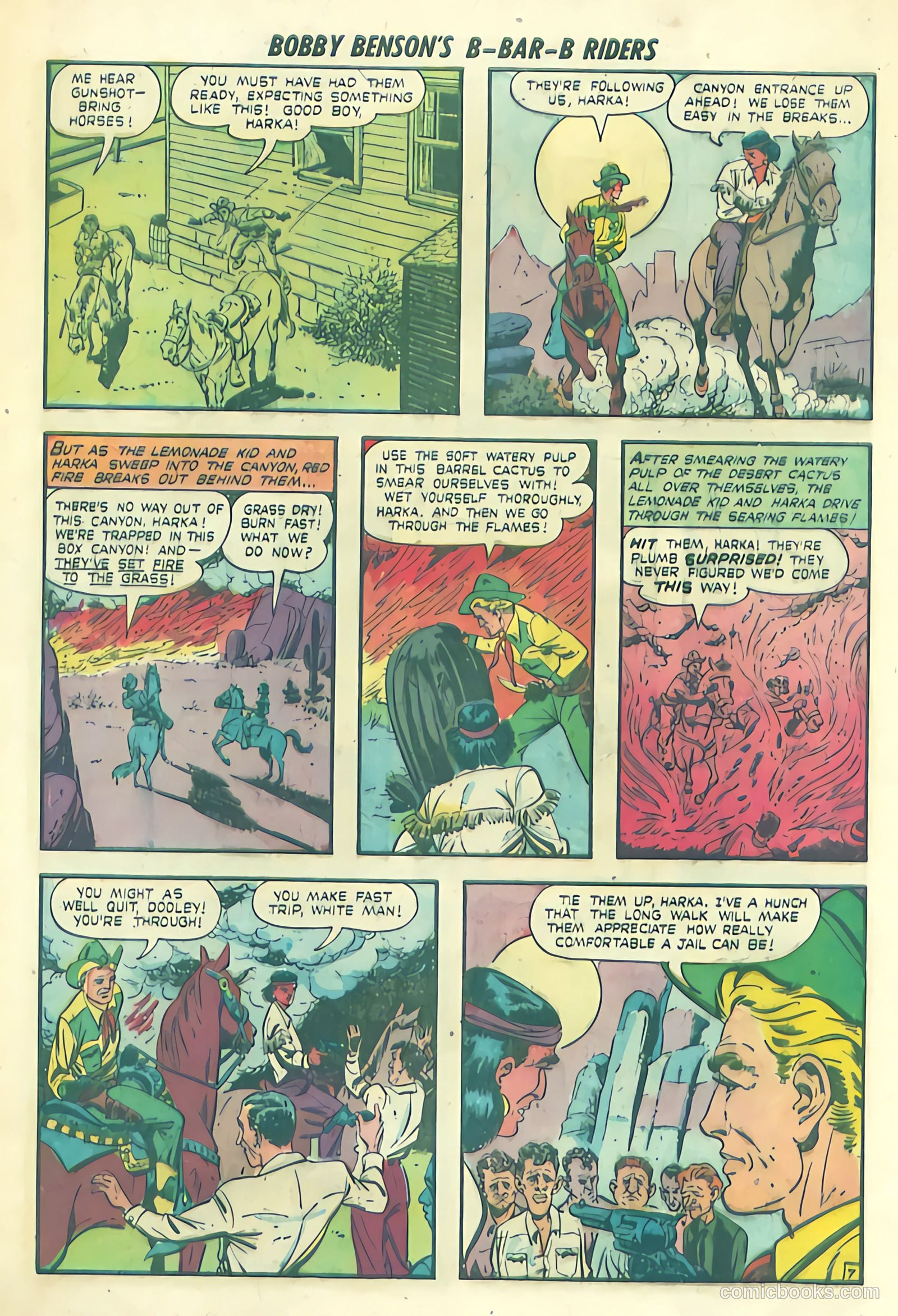 Bobby Benson's B-Bar-B Riders #1 (1950) — page 24 of 36