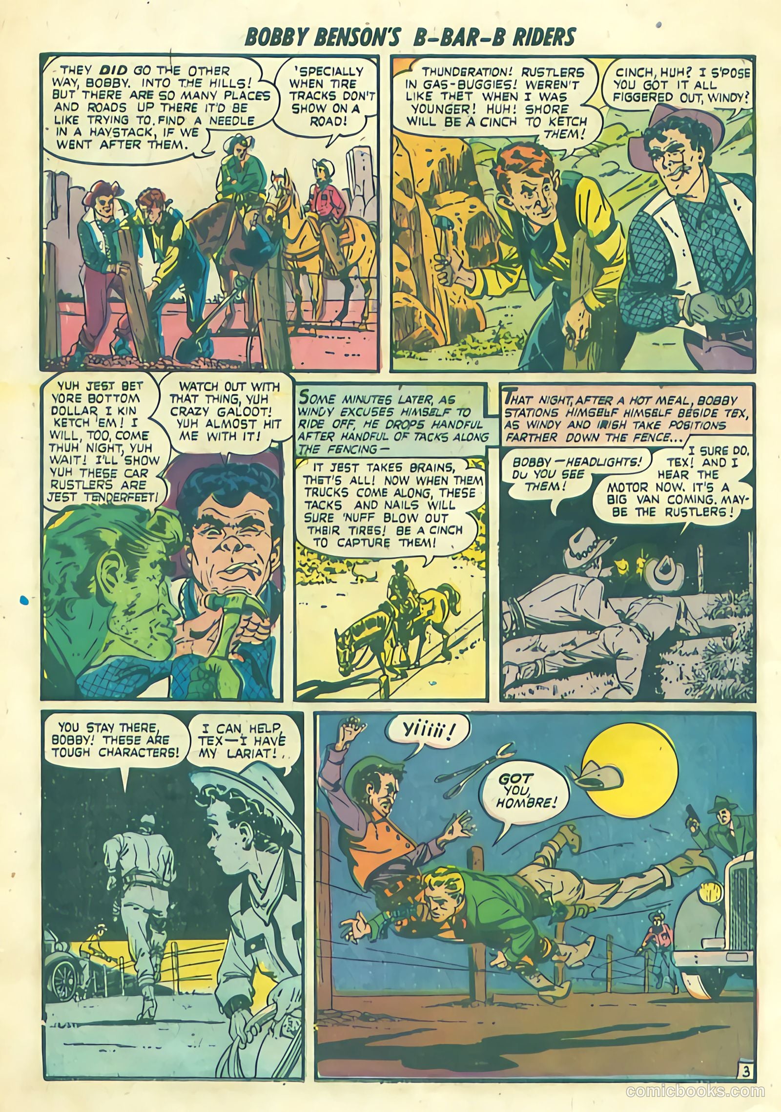 Bobby Benson's B-Bar-B Riders #1 (1950) — page 30 of 36