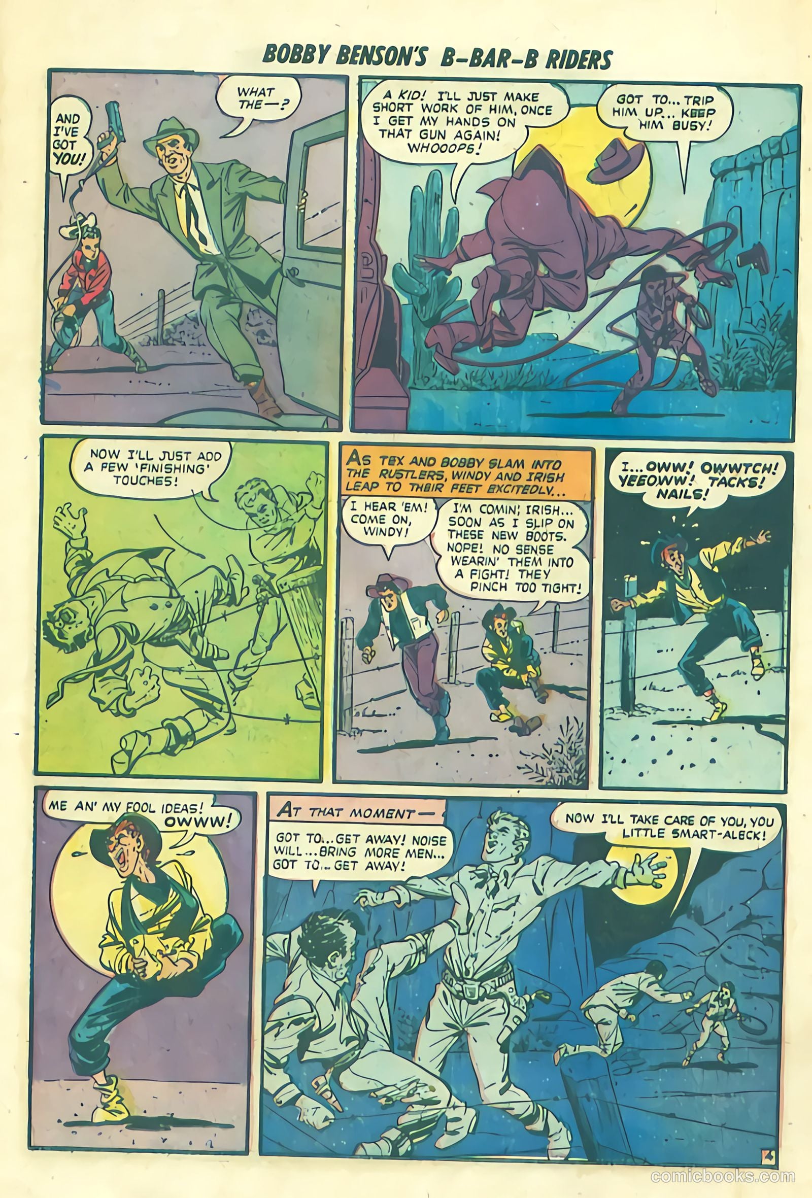 Bobby Benson's B-Bar-B Riders #1 (1950) — page 31 of 36