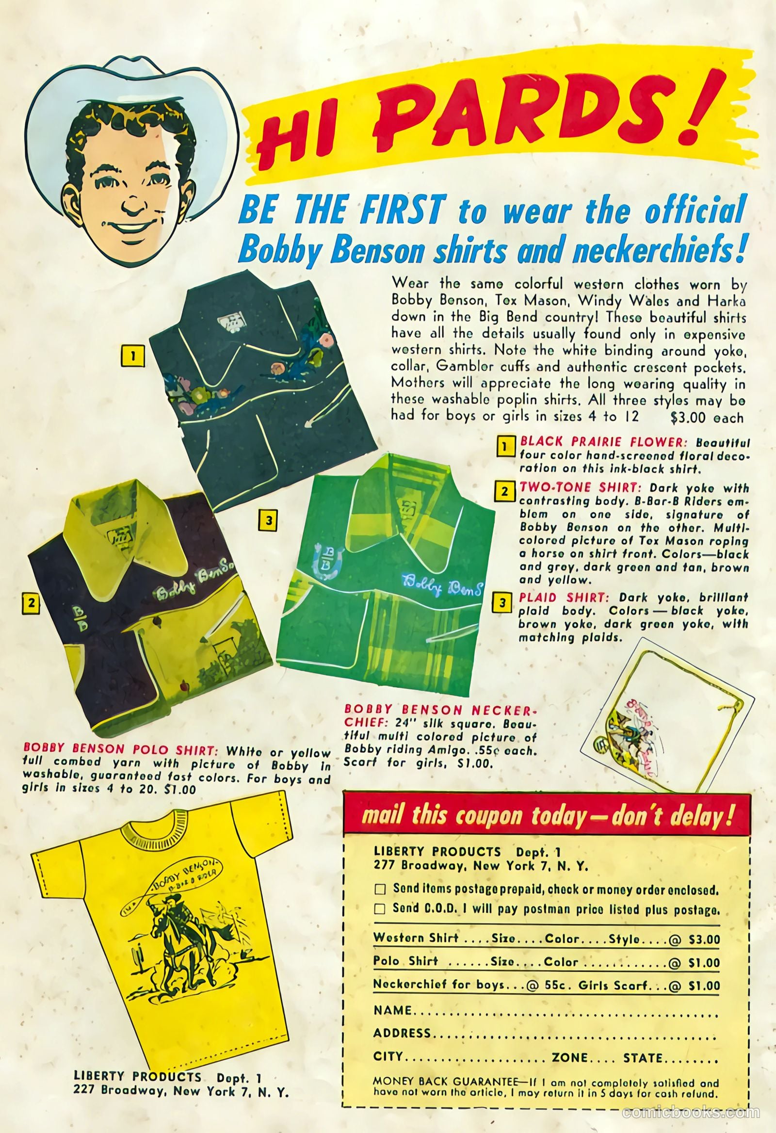 Bobby Benson's B-Bar-B Riders #1 (1950) — page 36 of 36