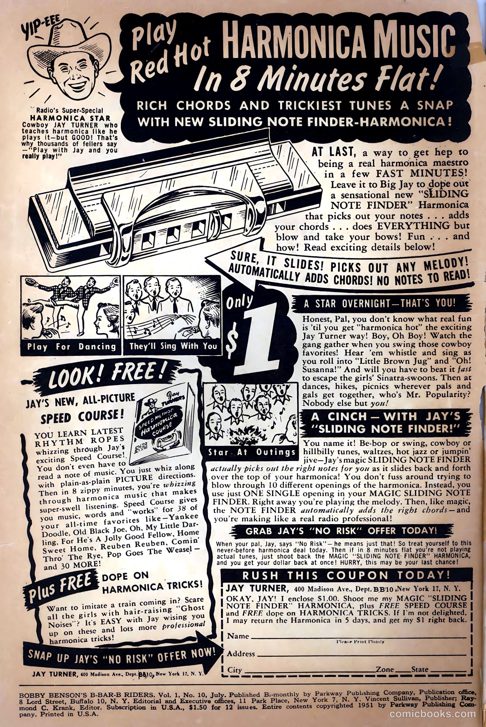 Bobby Benson's B-Bar-B Riders #10 (1951) — page 2 of 36