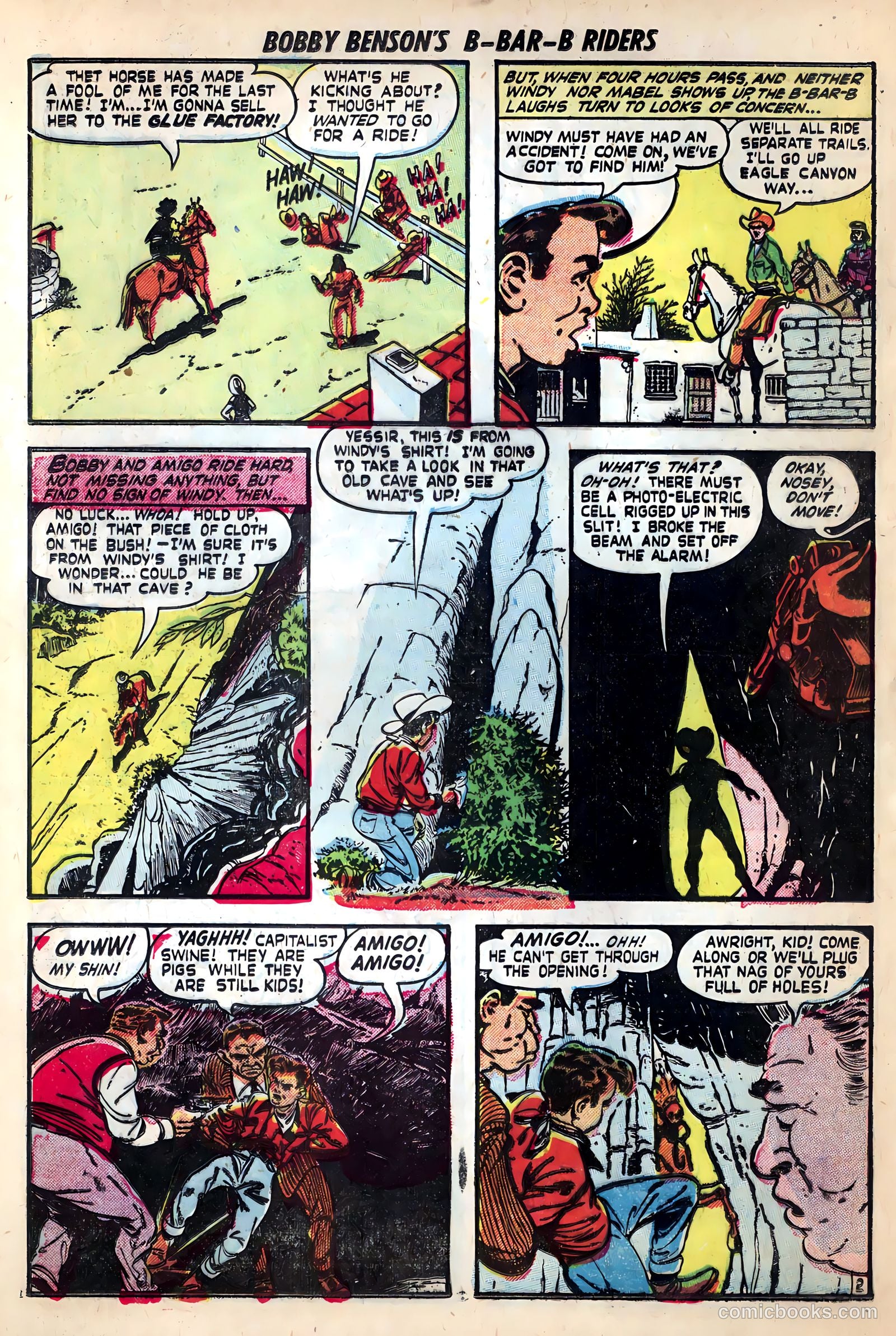 Bobby Benson's B-Bar-B Riders #10 (1951) — page 4 of 36
