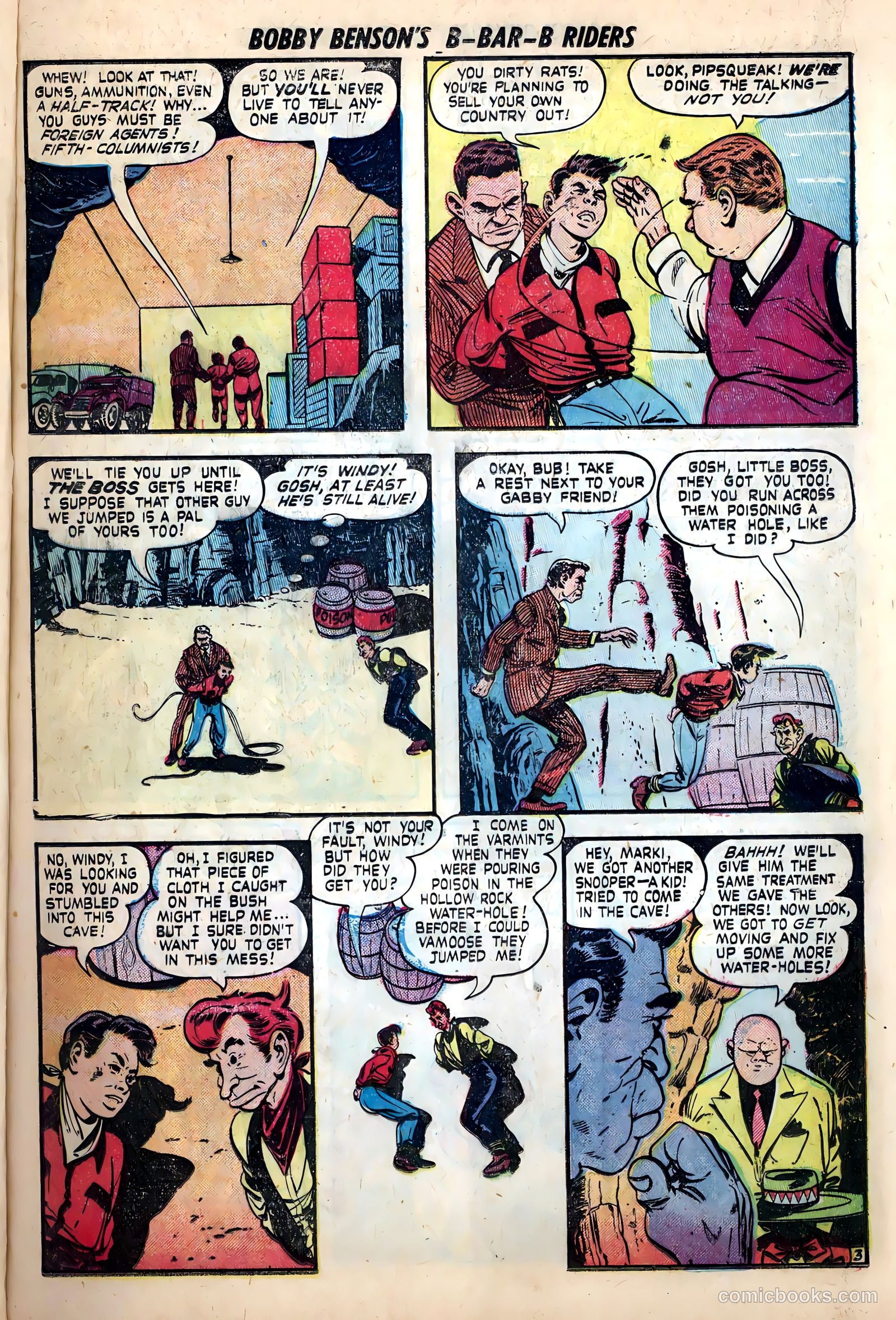 Bobby Benson's B-Bar-B Riders #10 (1951) — page 5 of 36
