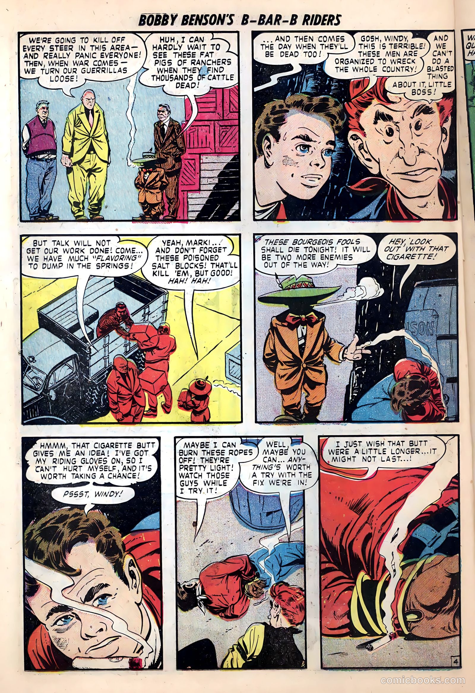 Bobby Benson's B-Bar-B Riders #10 (1951) — page 6 of 36