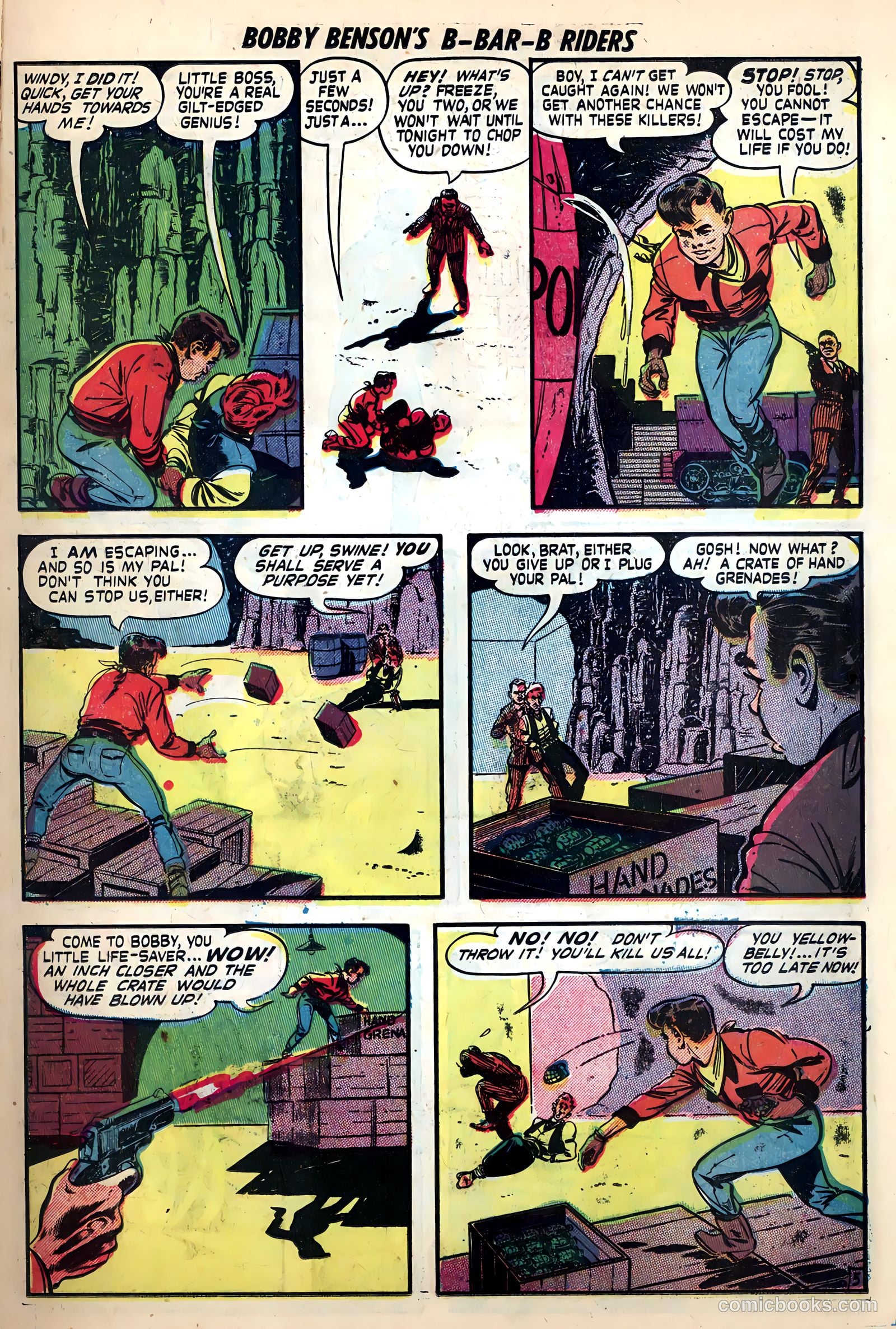 Bobby Benson's B-Bar-B Riders #10 (1951) — page 7 of 36