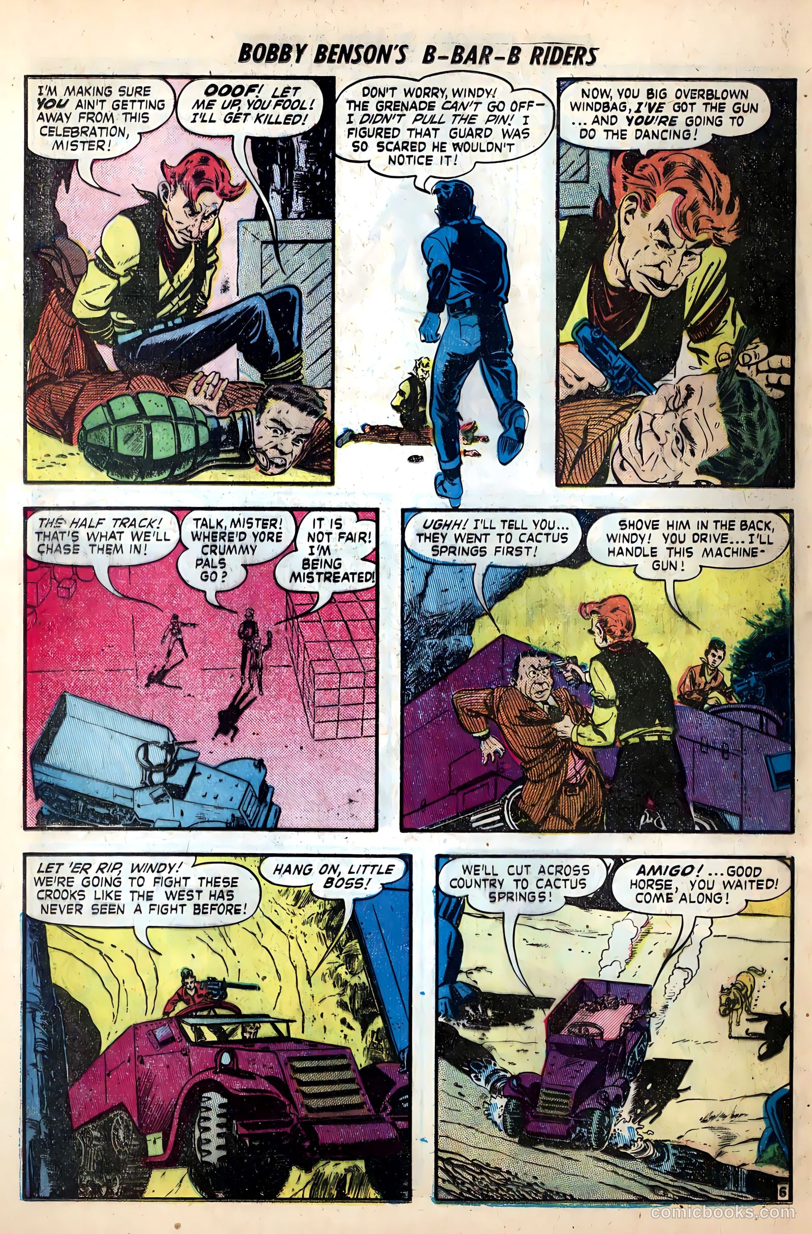 Bobby Benson's B-Bar-B Riders #10 (1951) — page 8 of 36