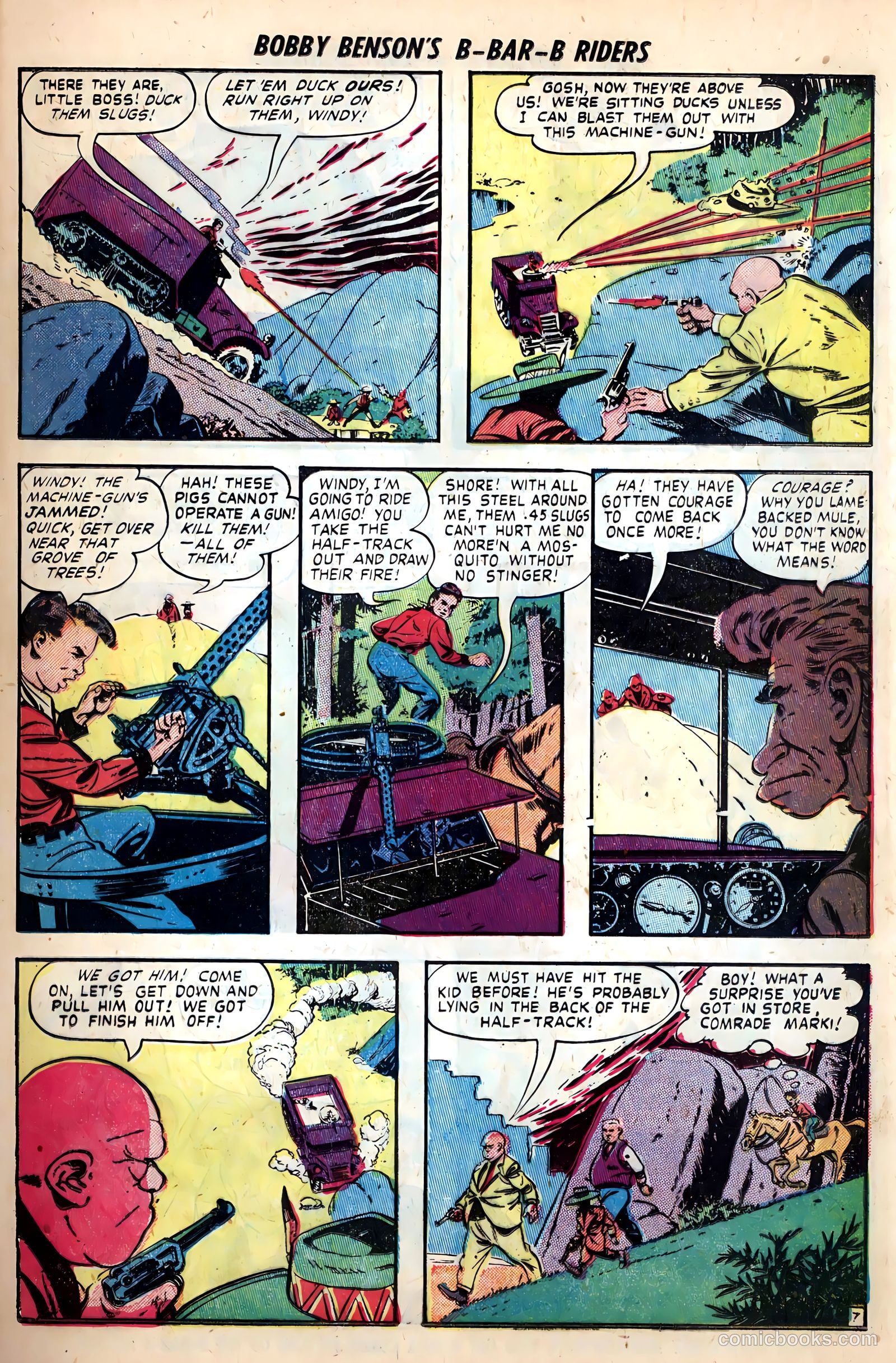 Bobby Benson's B-Bar-B Riders #10 (1951) — page 9 of 36