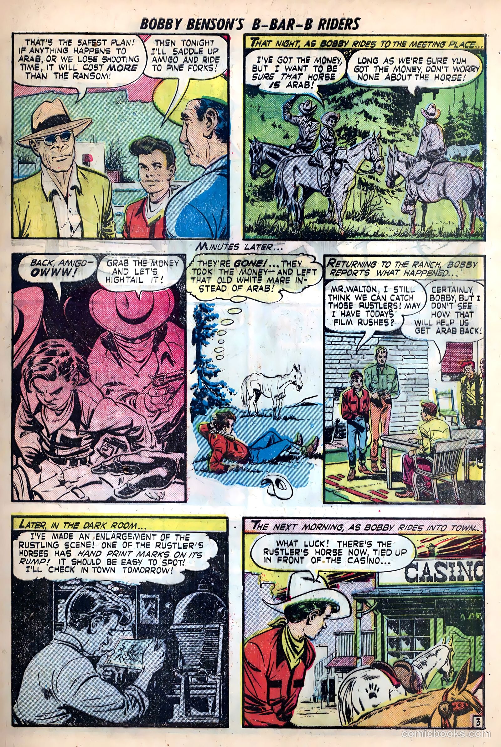 Bobby Benson's B-Bar-B Riders #10 (1951) — page 13 of 36