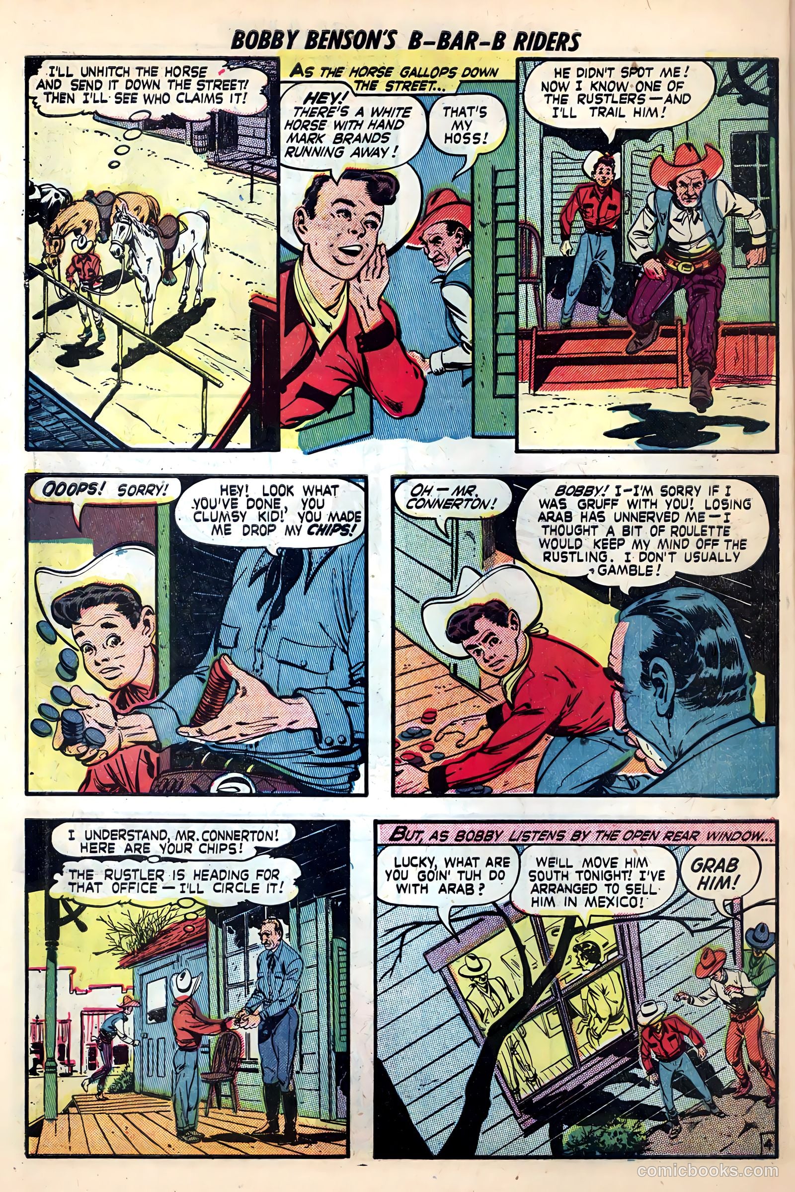 Bobby Benson's B-Bar-B Riders #10 (1951) — page 14 of 36