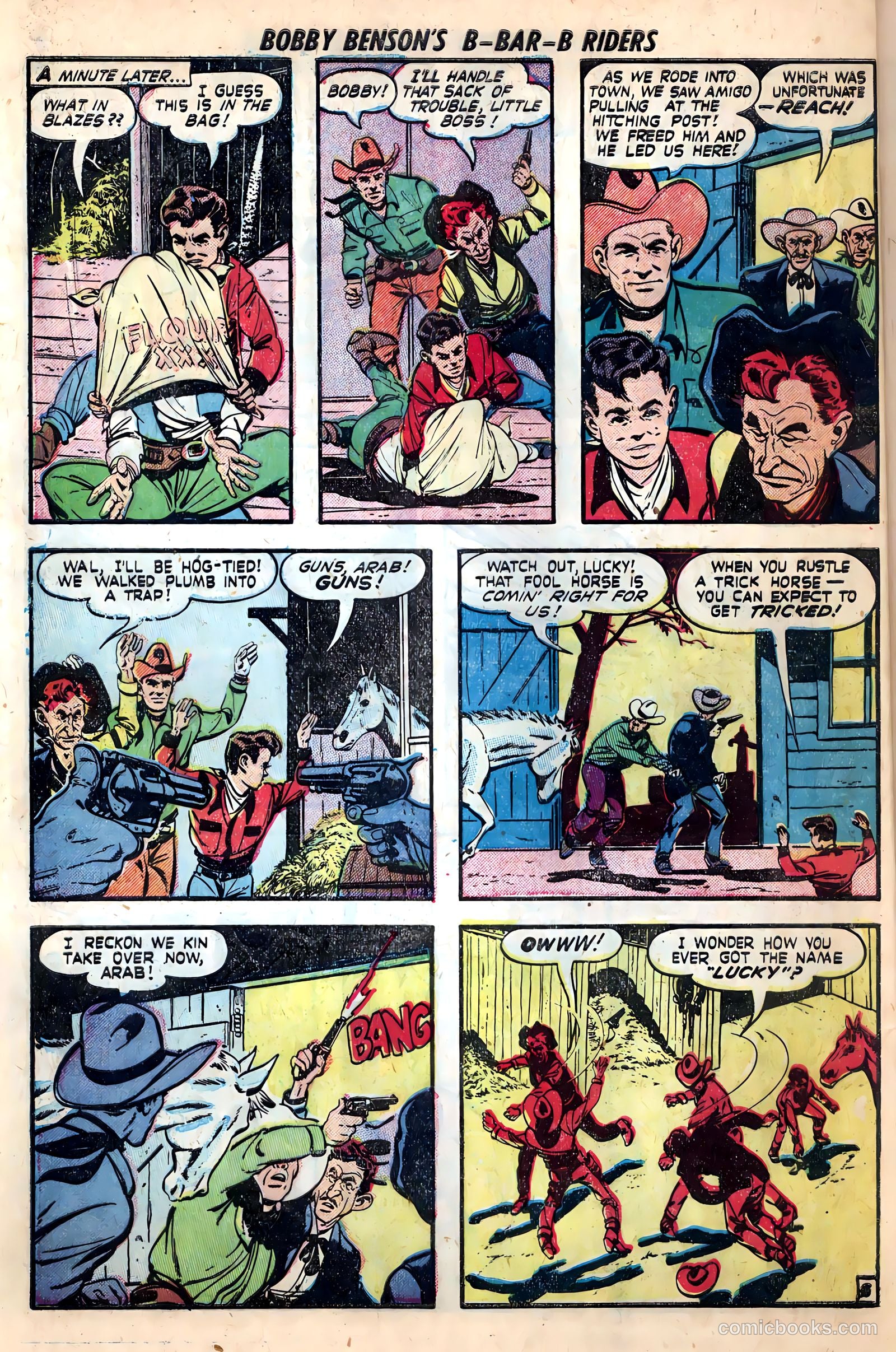 Bobby Benson's B-Bar-B Riders #10 (1951) — page 16 of 36