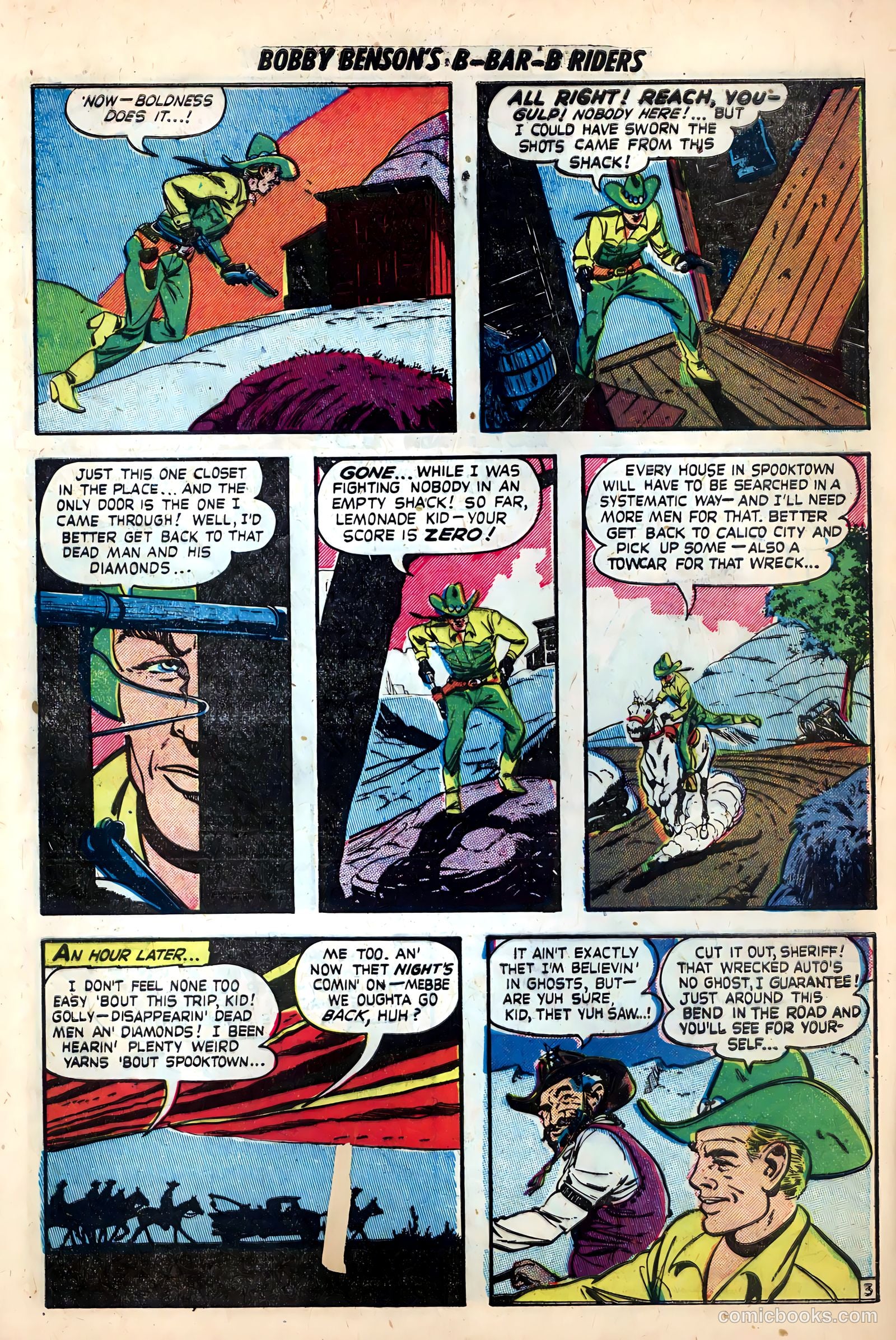 Bobby Benson's B-Bar-B Riders #10 (1951) — page 20 of 36