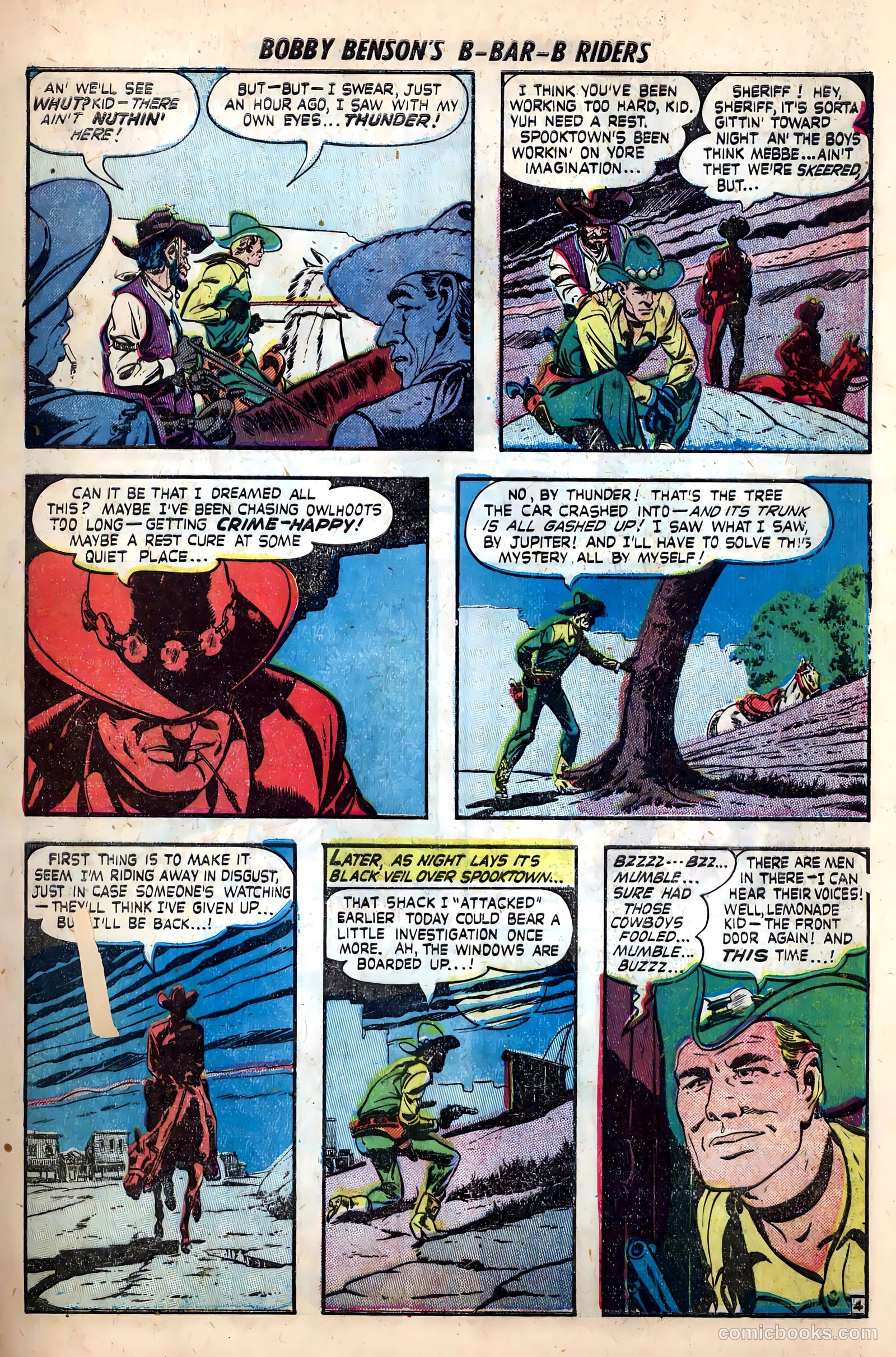 Bobby Benson's B-Bar-B Riders #10 (1951) — page 21 of 36