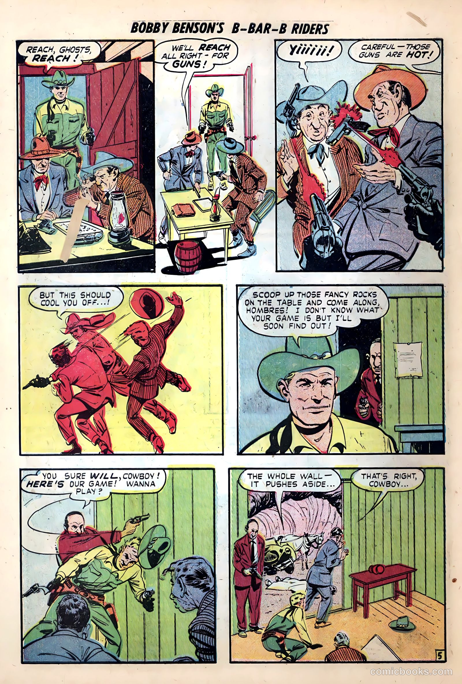 Bobby Benson's B-Bar-B Riders #10 (1951) — page 22 of 36