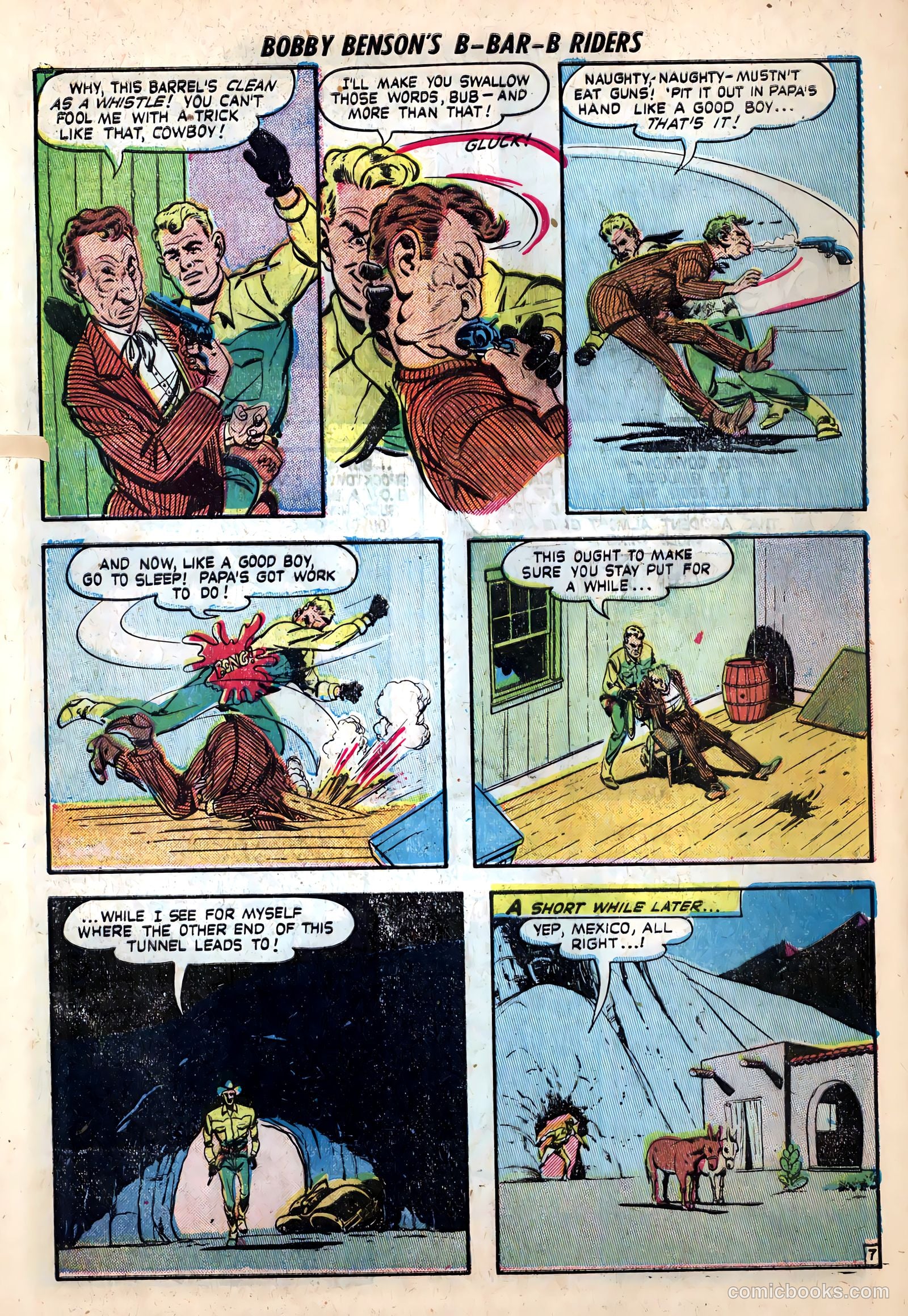 Bobby Benson's B-Bar-B Riders #10 (1951) — page 24 of 36