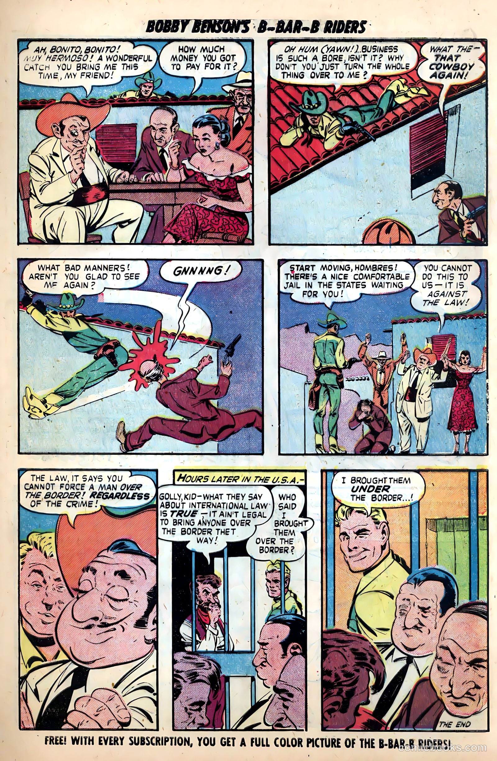 Bobby Benson's B-Bar-B Riders #10 (1951) — page 25 of 36