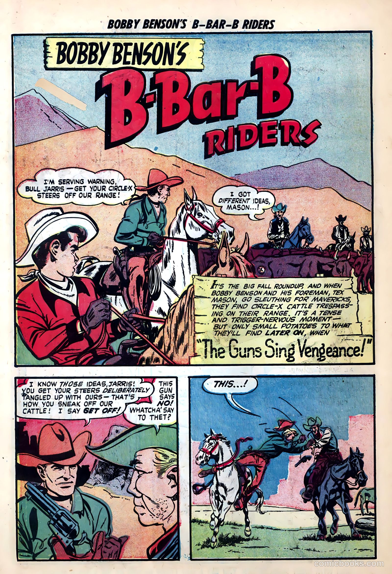 Bobby Benson's B-Bar-B Riders #10 (1951) — page 26 of 36