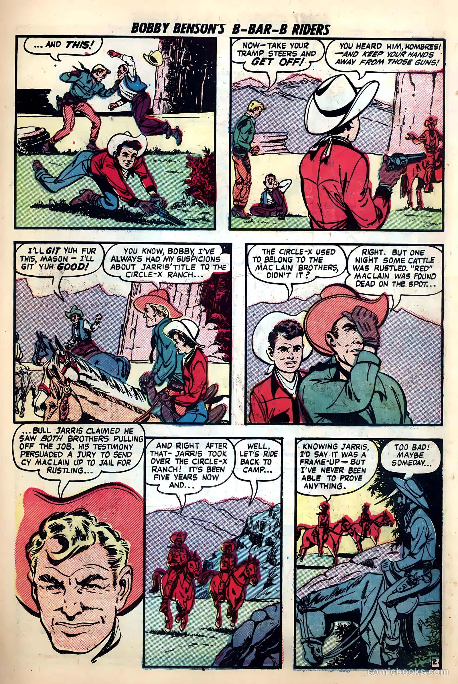 Bobby Benson's B-Bar-B Riders #10 (1951) — page 27 of 36