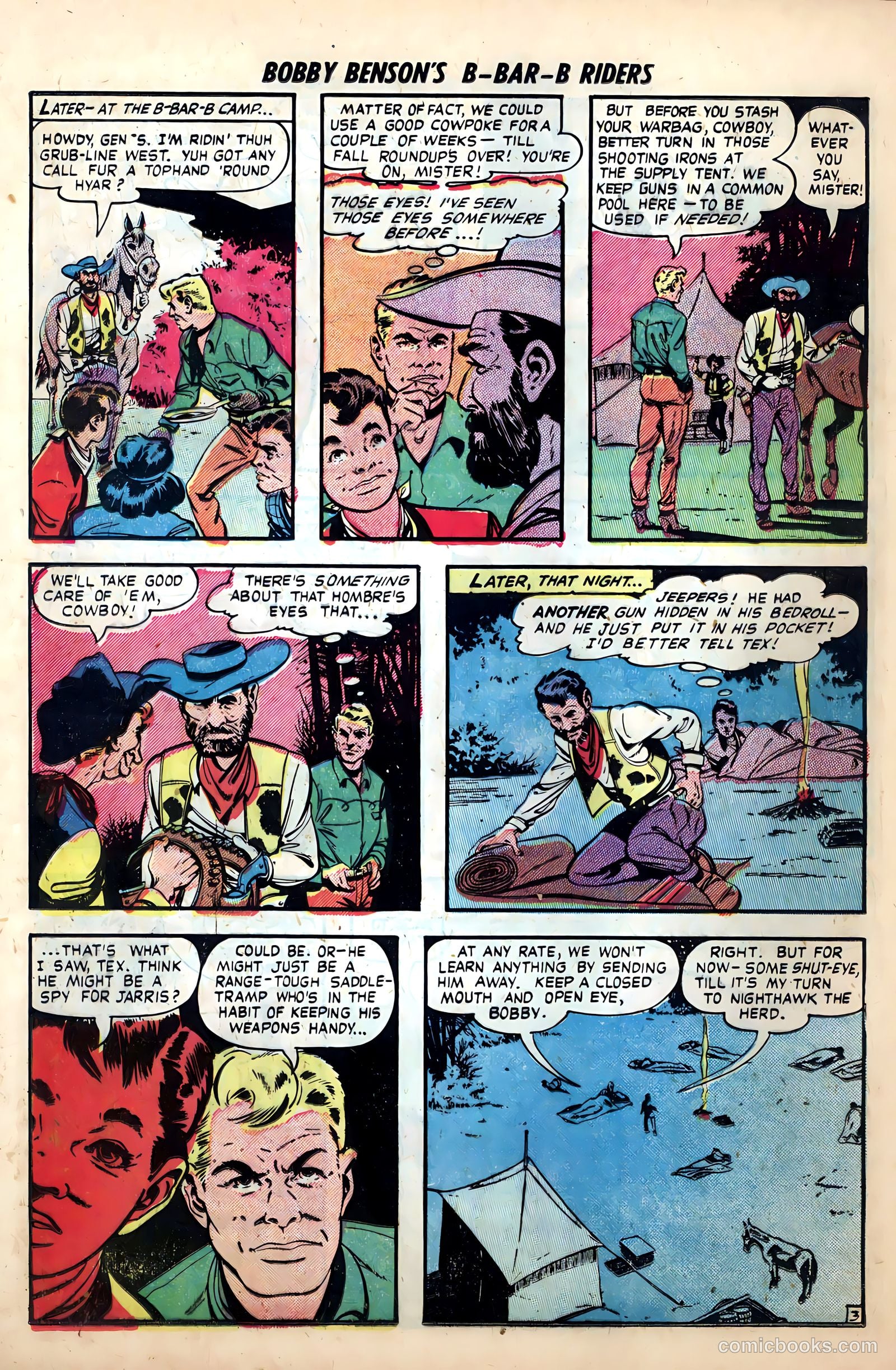 Bobby Benson's B-Bar-B Riders #10 (1951) — page 28 of 36