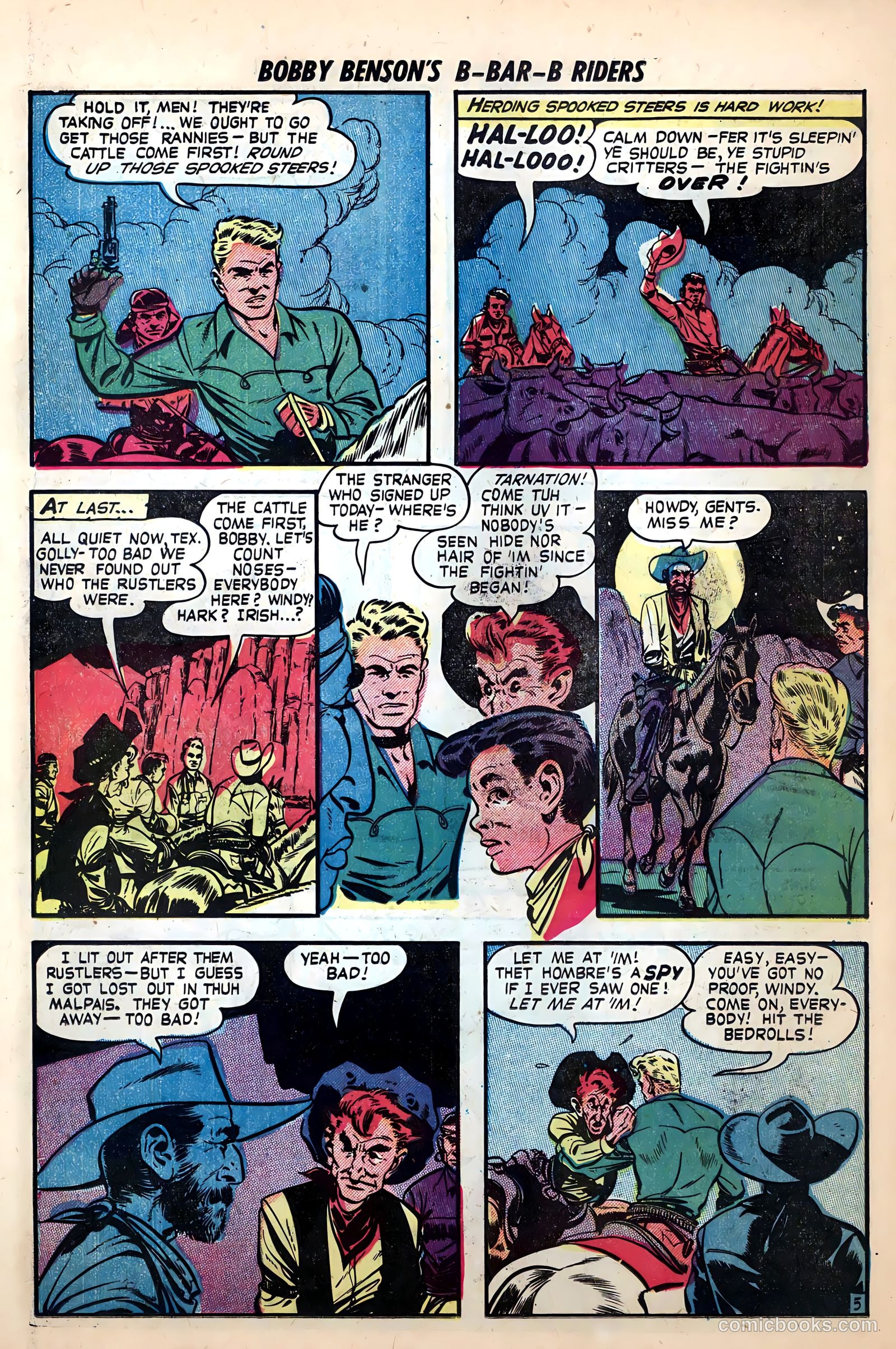 Bobby Benson's B-Bar-B Riders #10 (1951) — page 30 of 36