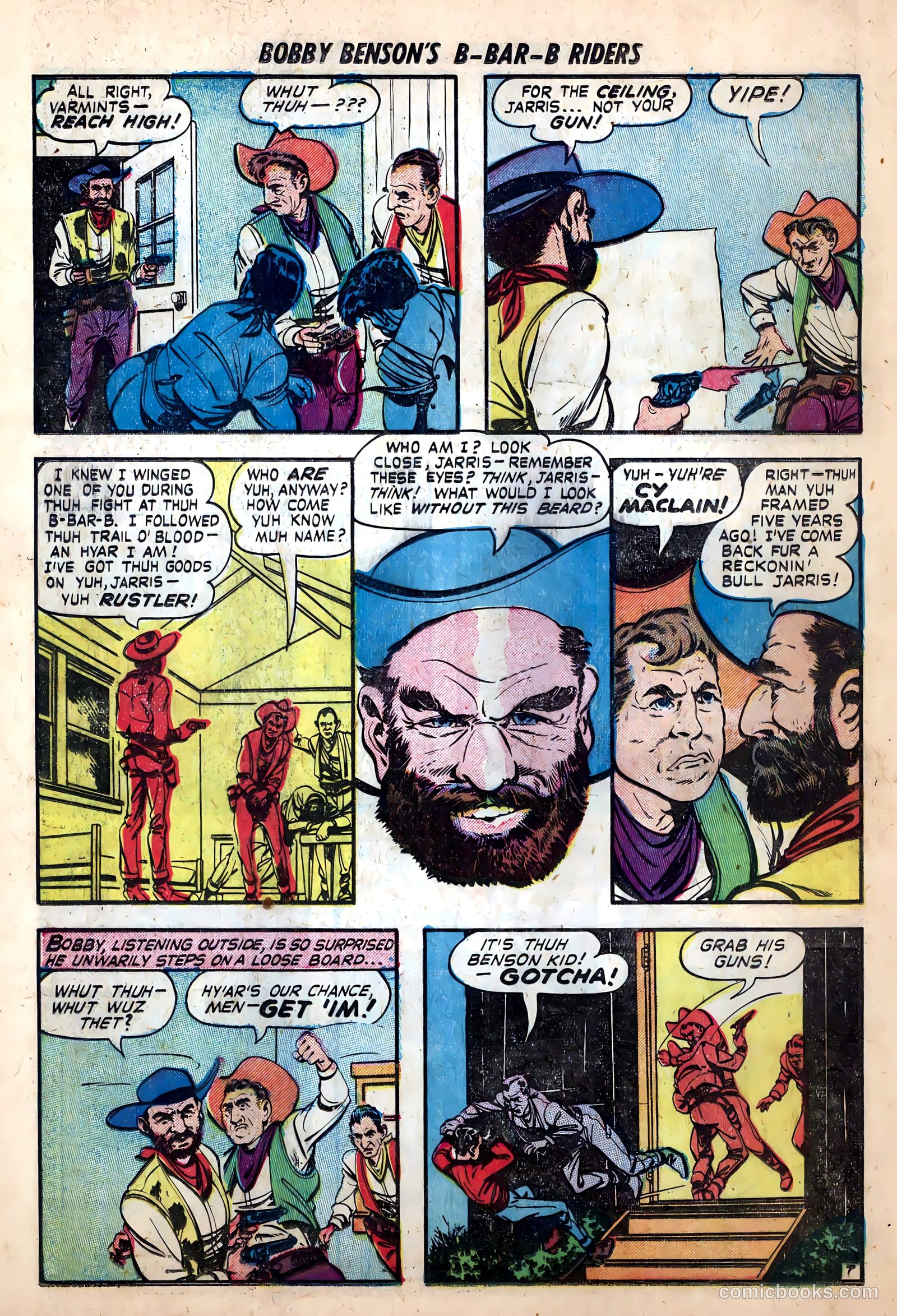 Bobby Benson's B-Bar-B Riders #10 (1951) — page 32 of 36