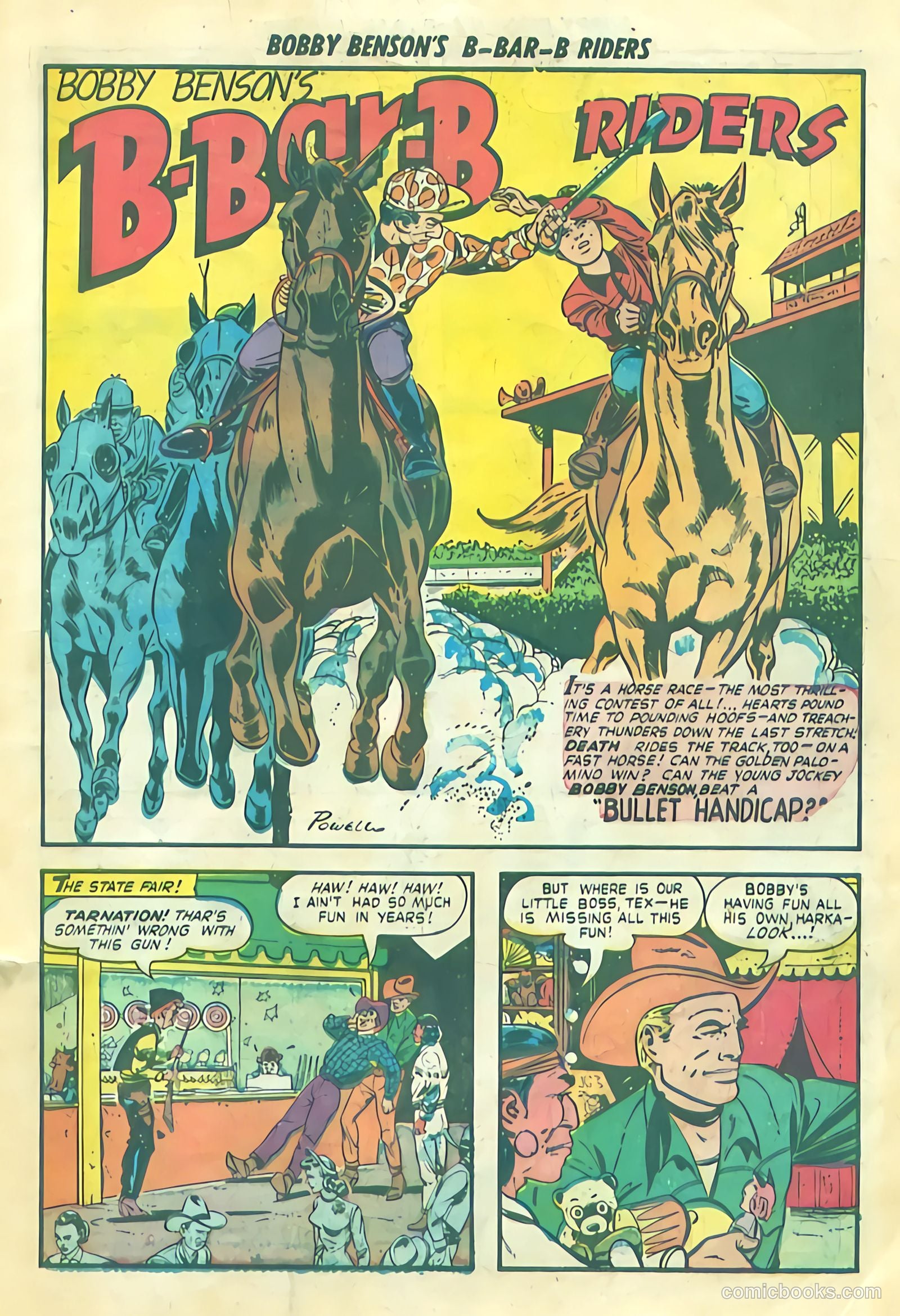 Bobby Benson's B-Bar-B Riders #11 (1951) — page 3 of 36