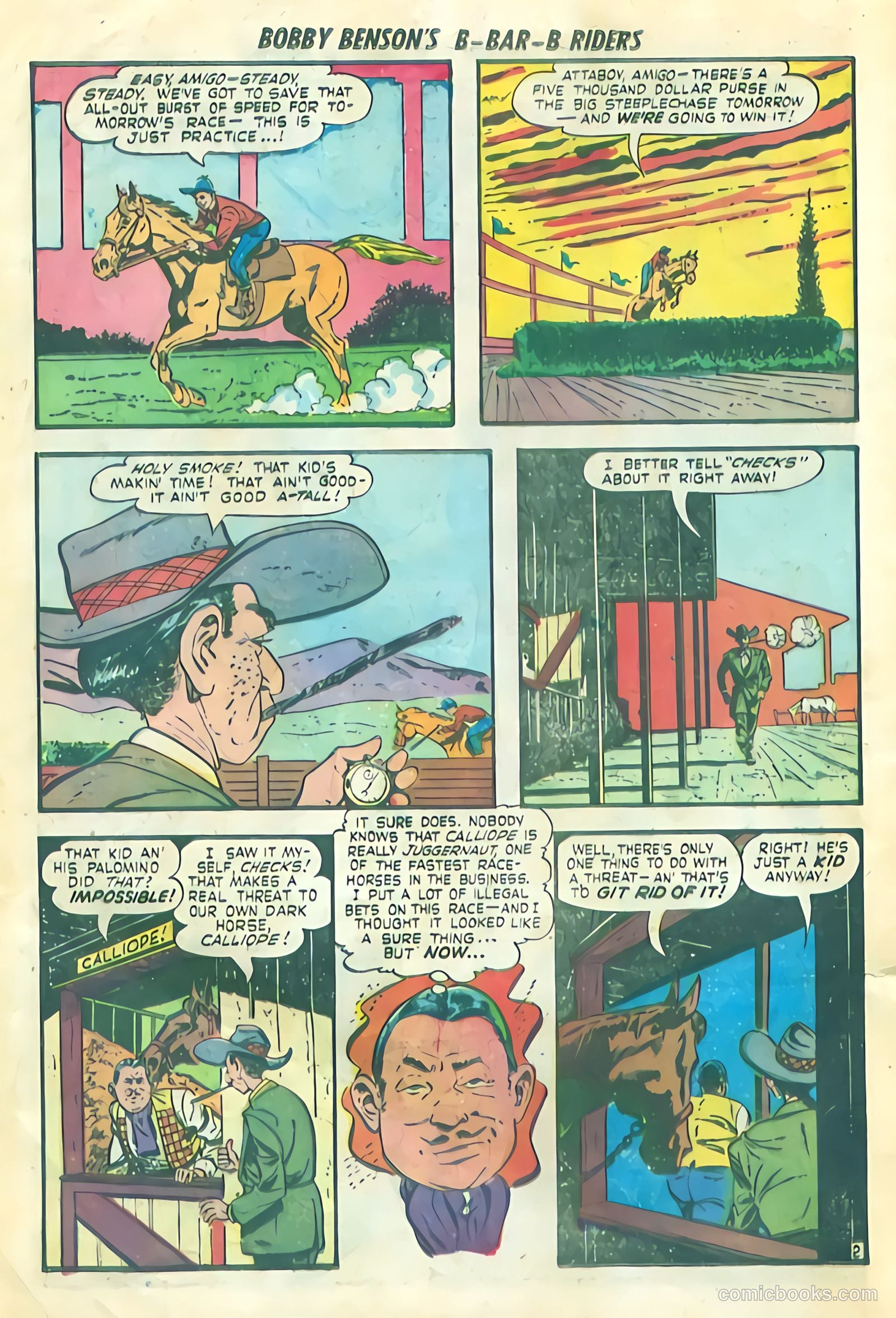 Bobby Benson's B-Bar-B Riders #11 (1951) — page 4 of 36