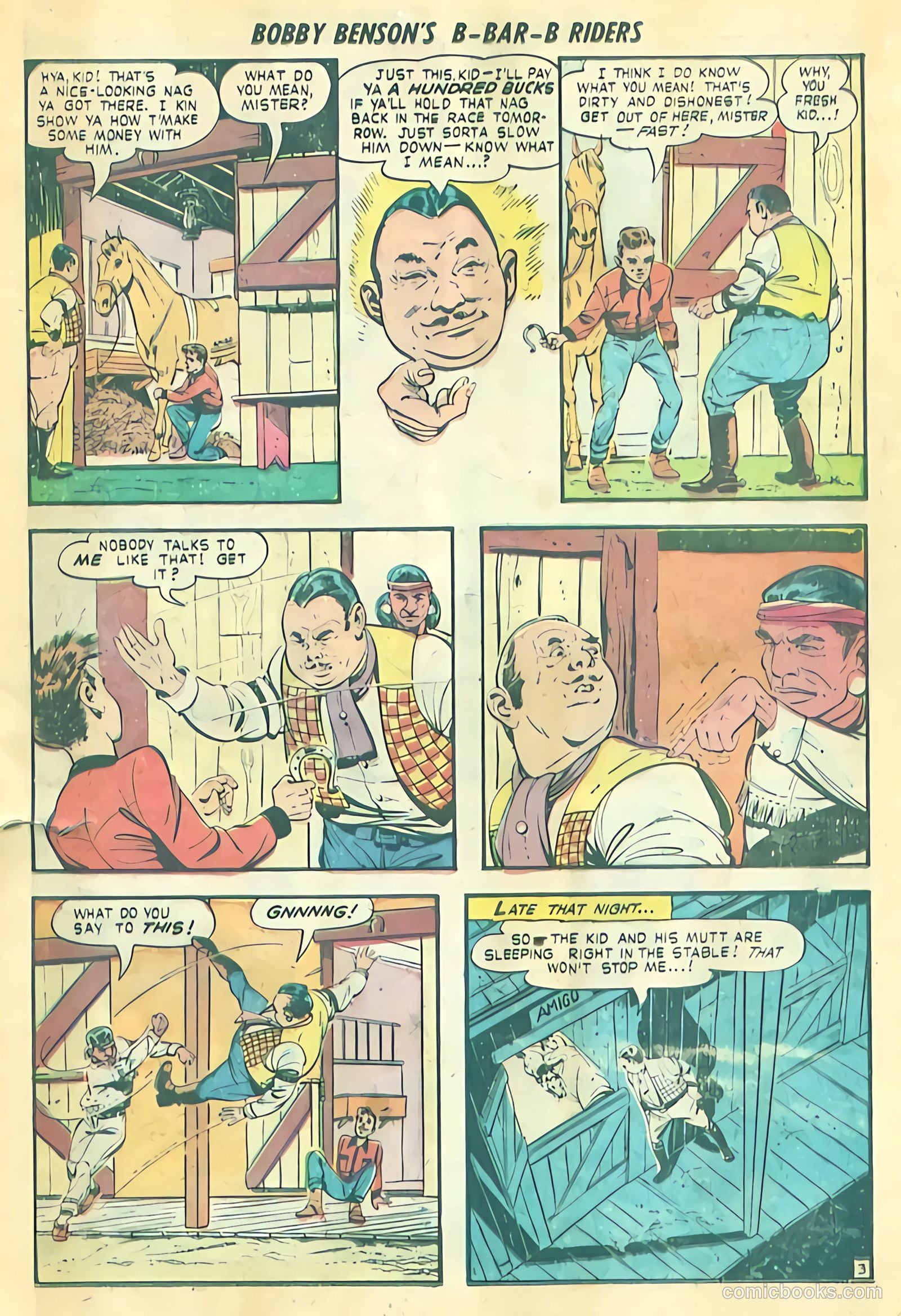 Bobby Benson's B-Bar-B Riders #11 (1951) — page 5 of 36