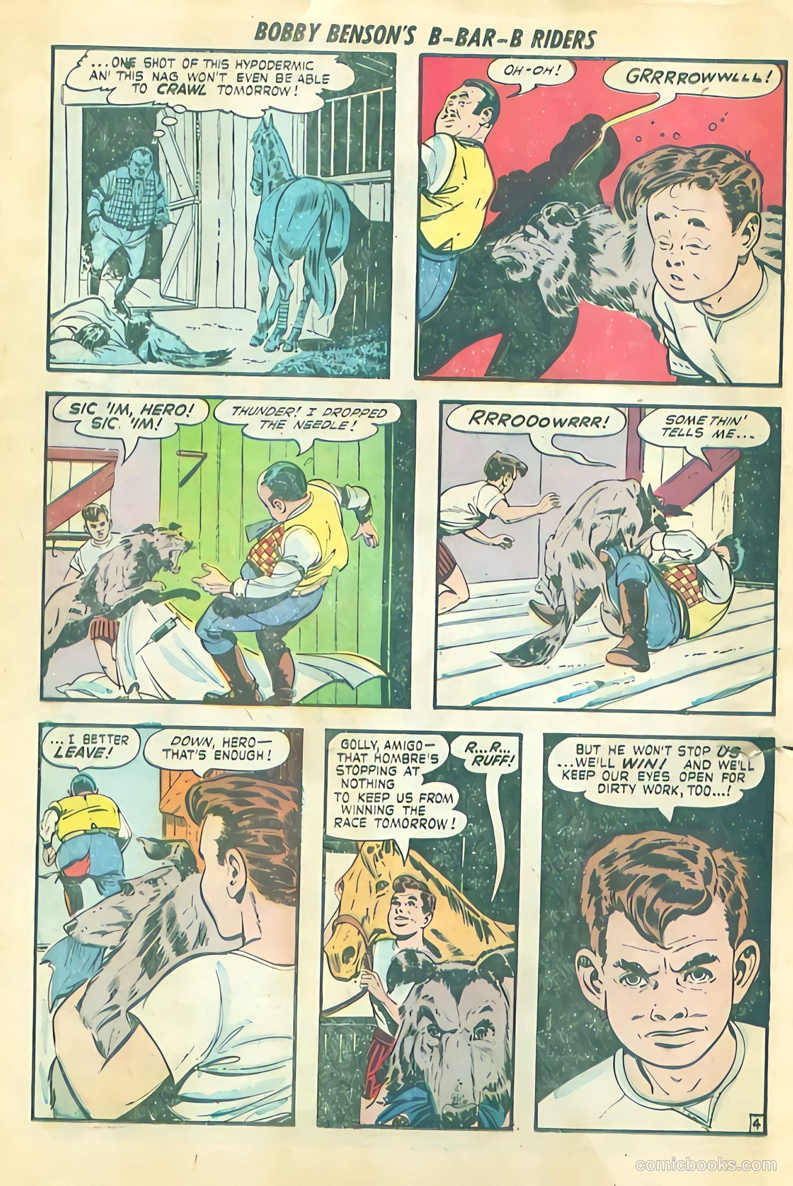 Bobby Benson's B-Bar-B Riders #11 (1951) — page 6 of 36